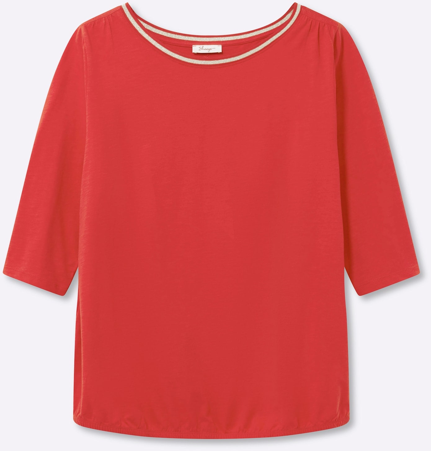 Sheego Shirt à col rond »3/4-Arm-Shirt« 1