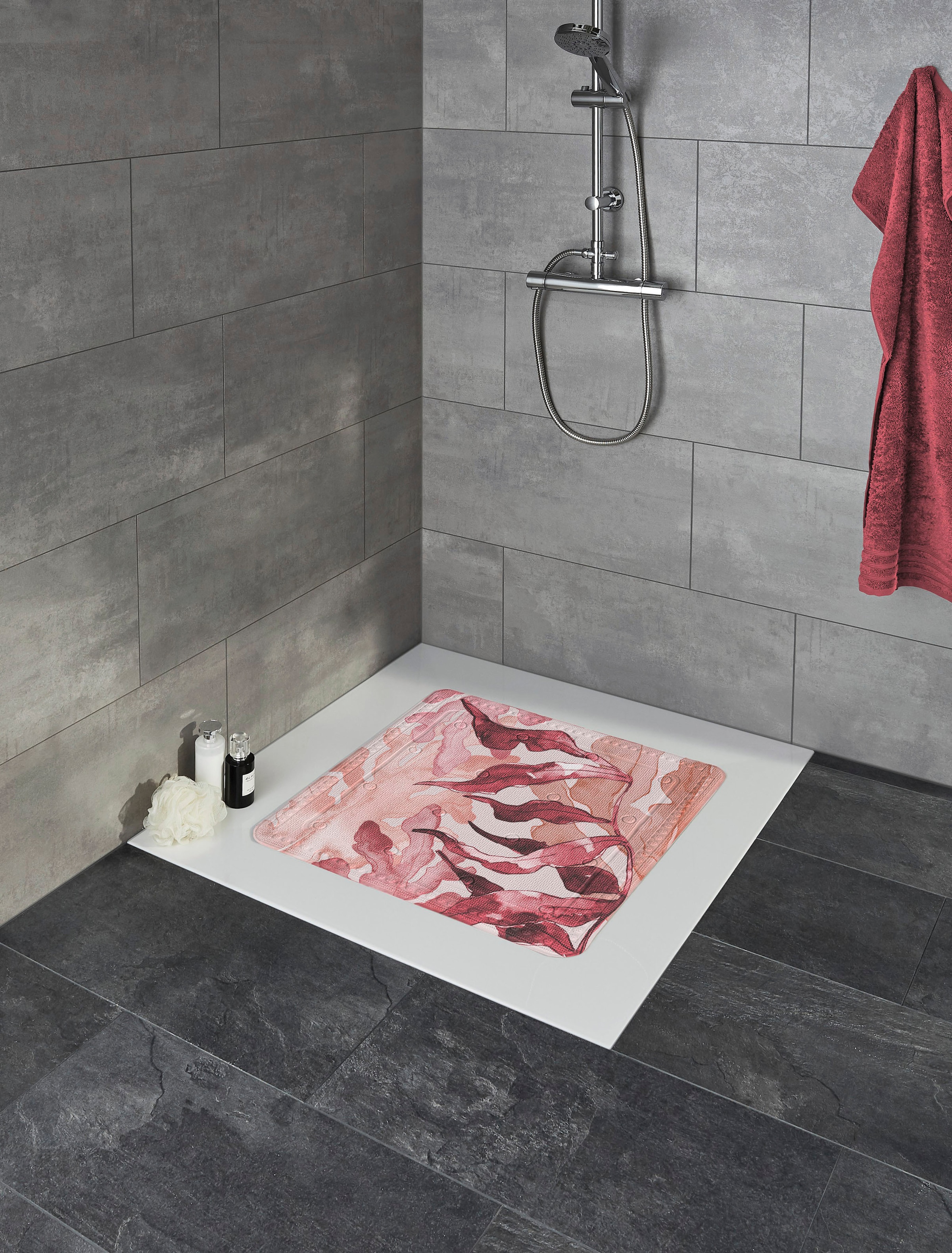 Kleine Wolke Tapis de douche »Blaze« avec ventouses