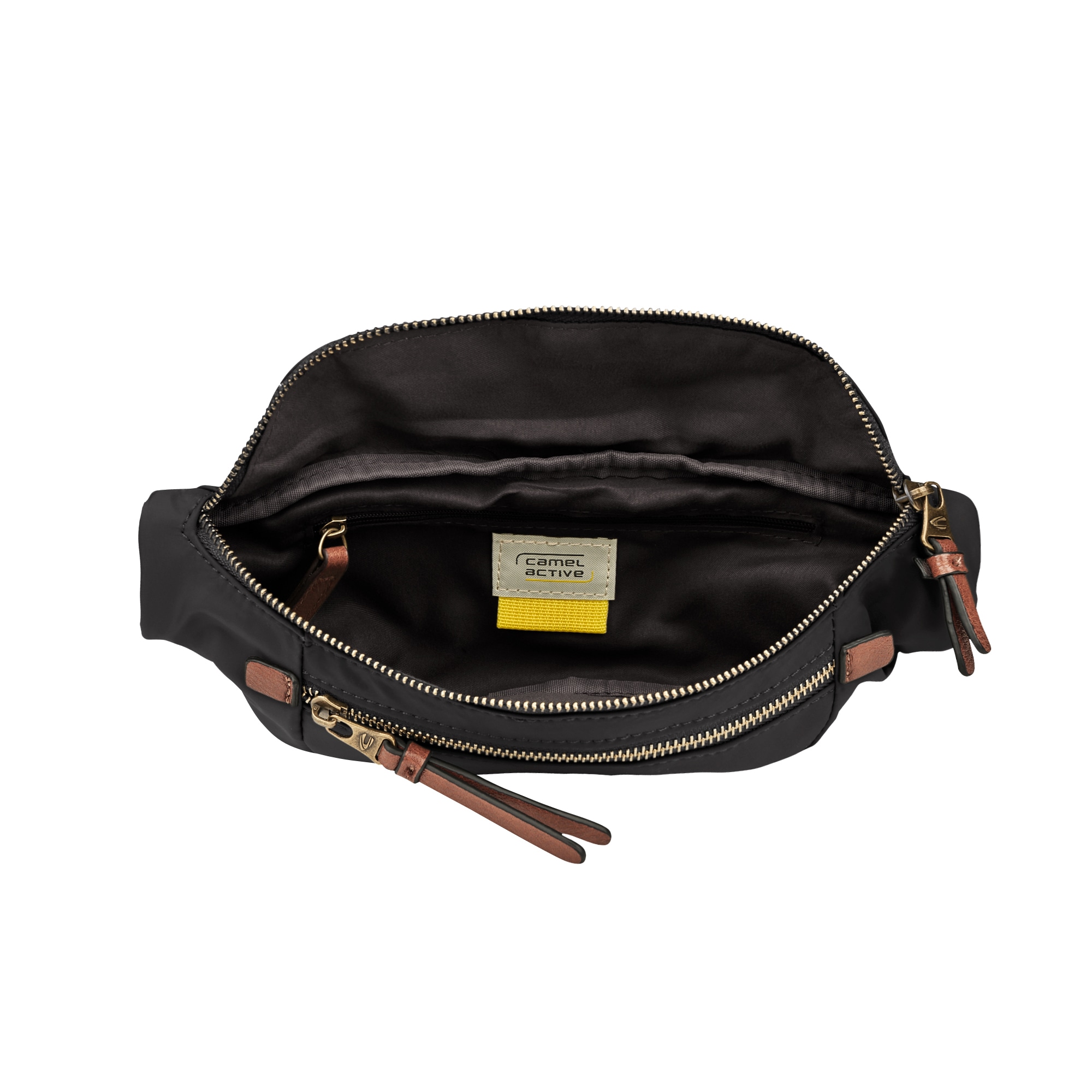 camel active Sac ventral »Bari« en nylon mat de haute qualité avec sangle tissée rayée