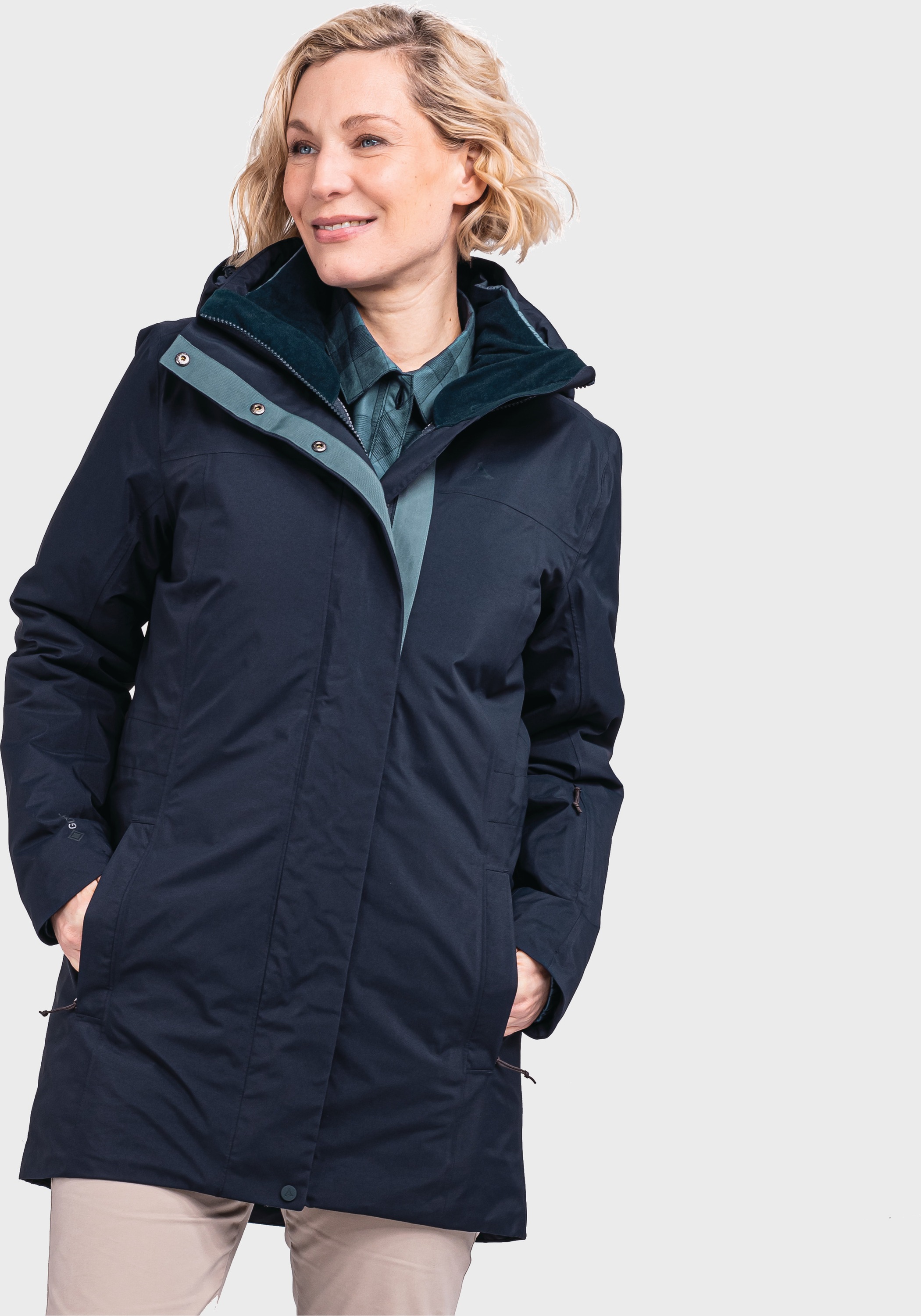 Schöffel Doppeljacke »3in1 Parka Barth L« mit Kapuze