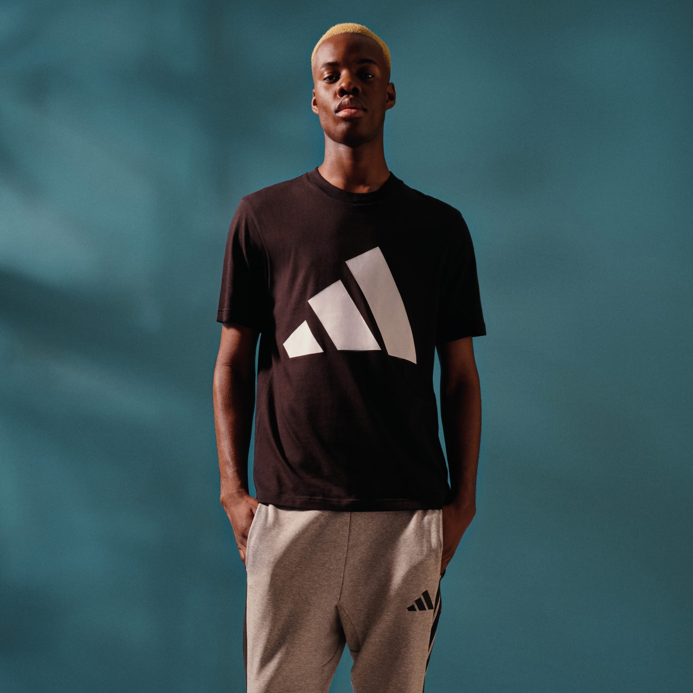 adidas Sportswear T-shirt »ESSENTIALS BIG LOGO« klassische Silhouette, mit Rundhalsausschnitt