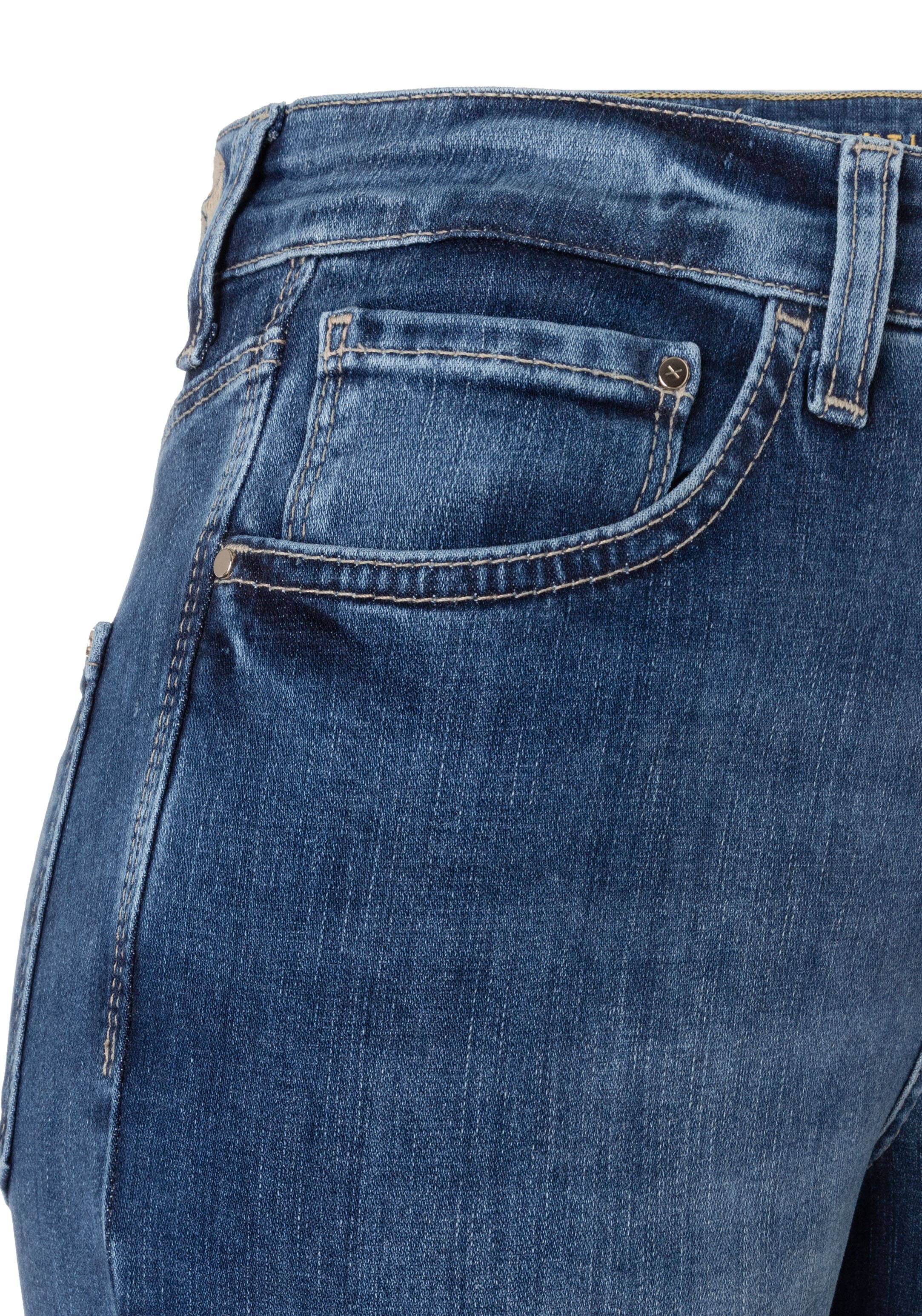 MAC Jeans 3/4 »Dream Kick« Saum modisch verkürzt und leicht ausgestellt