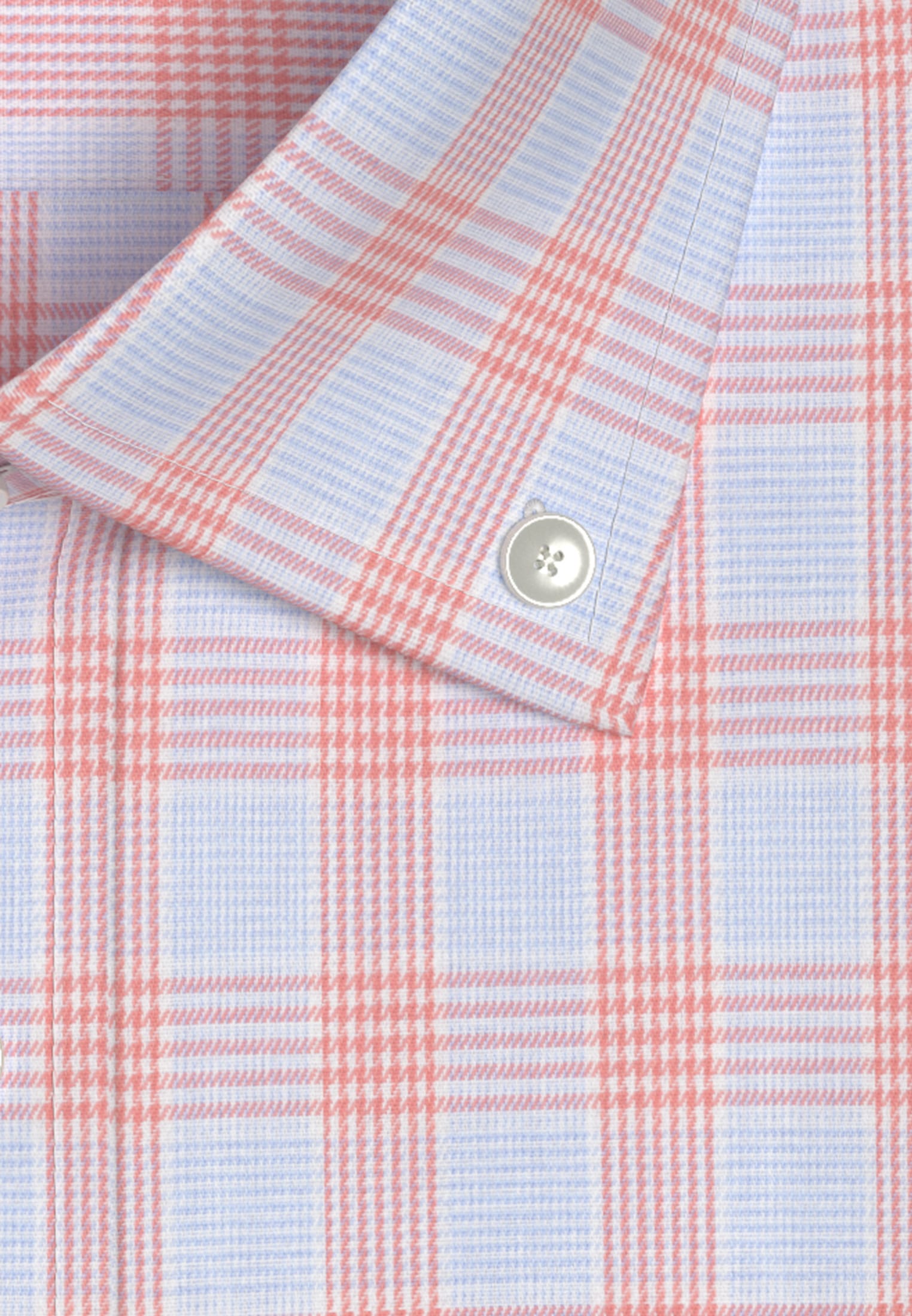 seidensticker Businesshemd »Comfort« Comfort 1/2 Button-Down-Kragen Karo