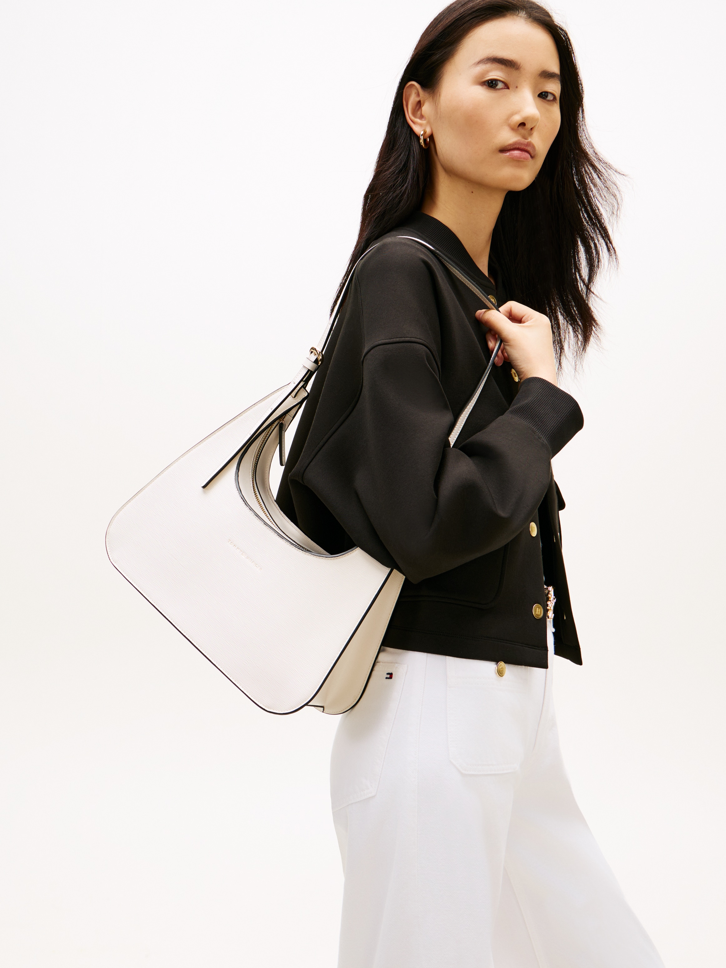 Tommy Hilfiger »TH MODERN SHOULDER BAG« Sac bandoulière, sac à main, sac de transport avec embossage logo