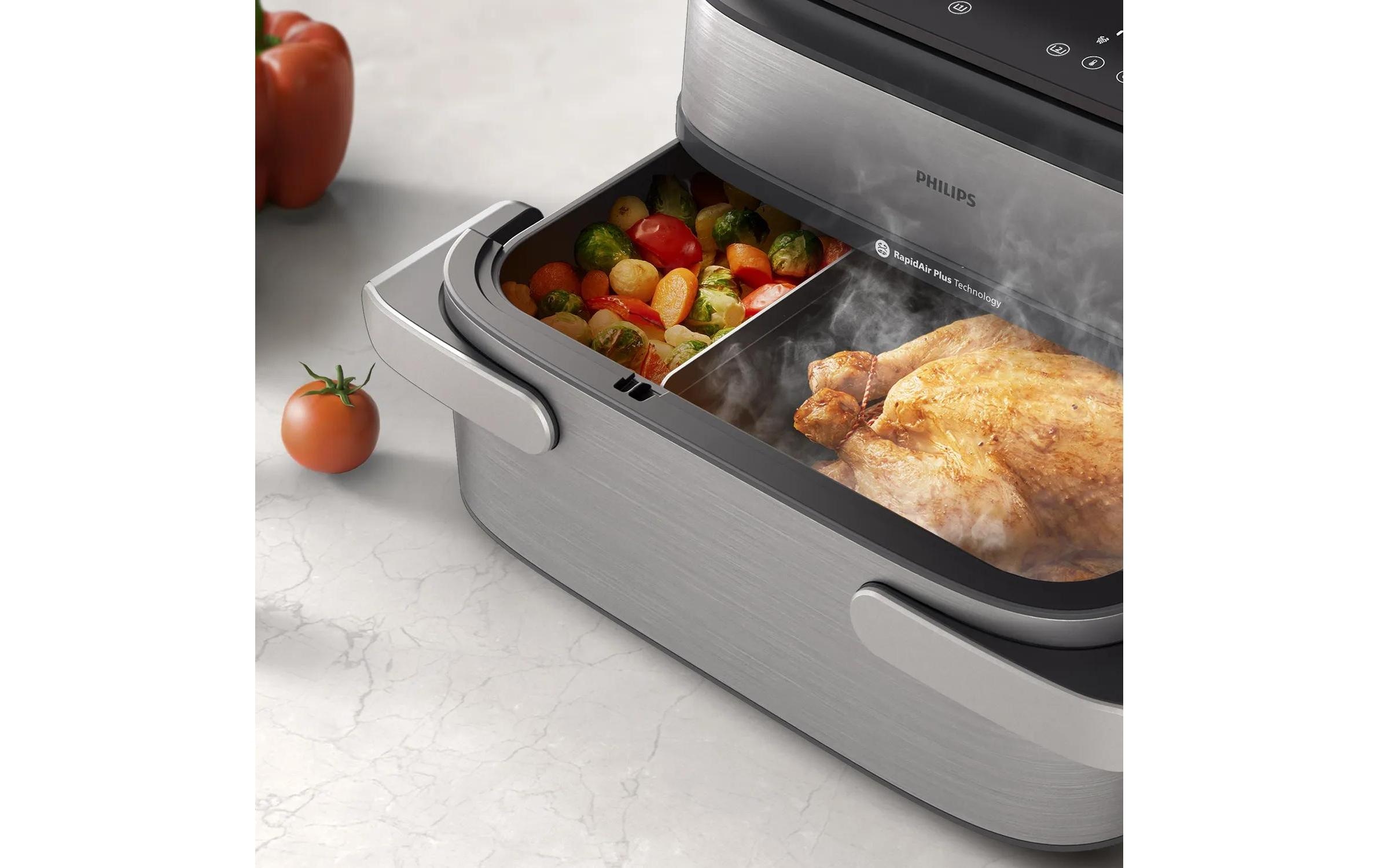 Philips Friteuse à air chaud »NA565/92 9,5 l« 2300 W avec revêtement antiadhésif
