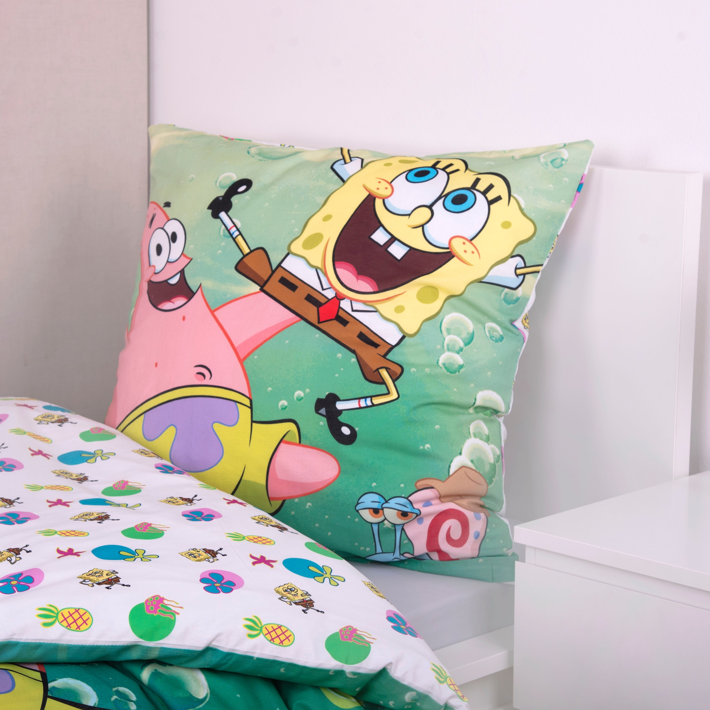 Sponge Bob Bettwäsche »Sponge Bob« 2 Stk. Wendebettwäsche