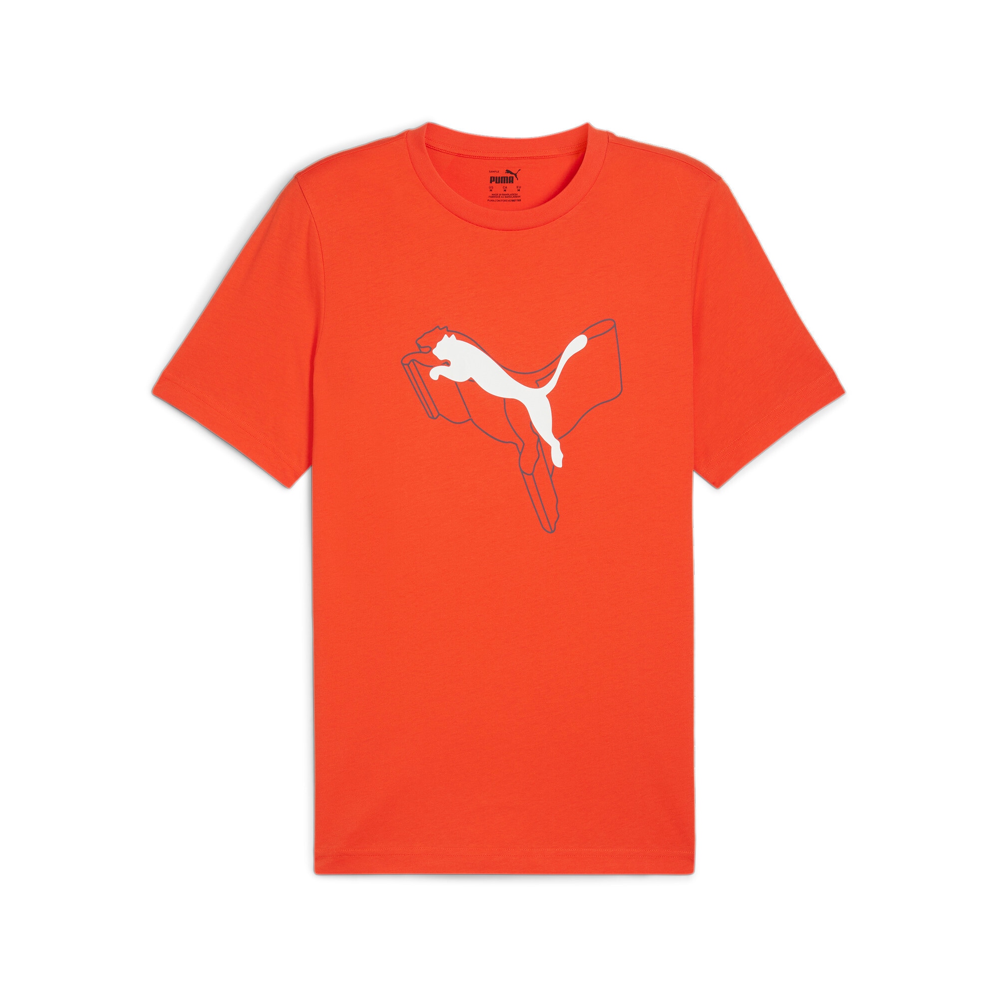 PUMA T-shirt »ESS+ LOGO LAB  CAT TEE«