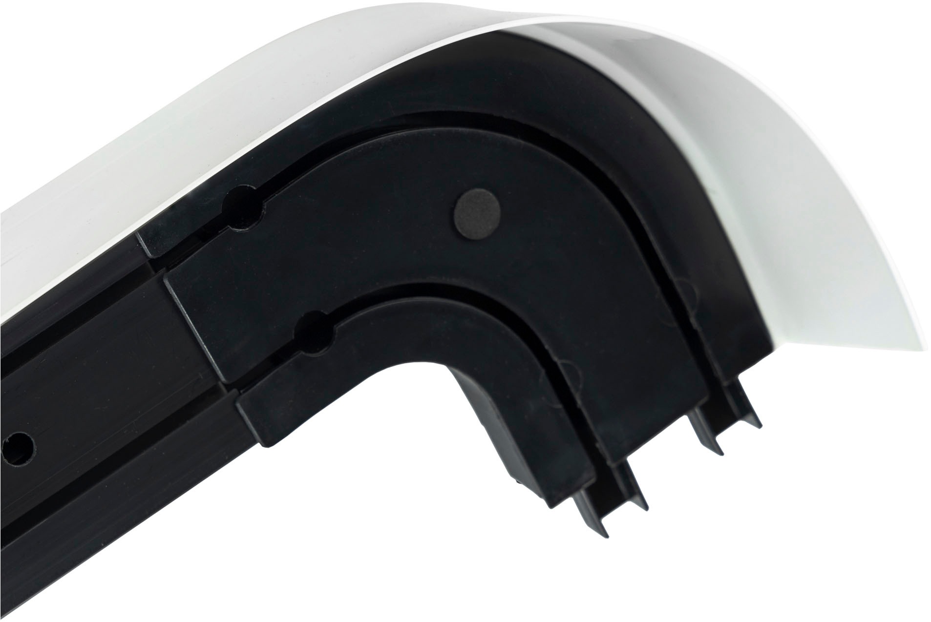 SN DECO GROUP Vorhangschiene »SH2« 2 läufig-läufig Fixmass Set 2-läufig, inkl. Rundbögen, Blende 7,5 cm, vorgebohrt, Innenlauf