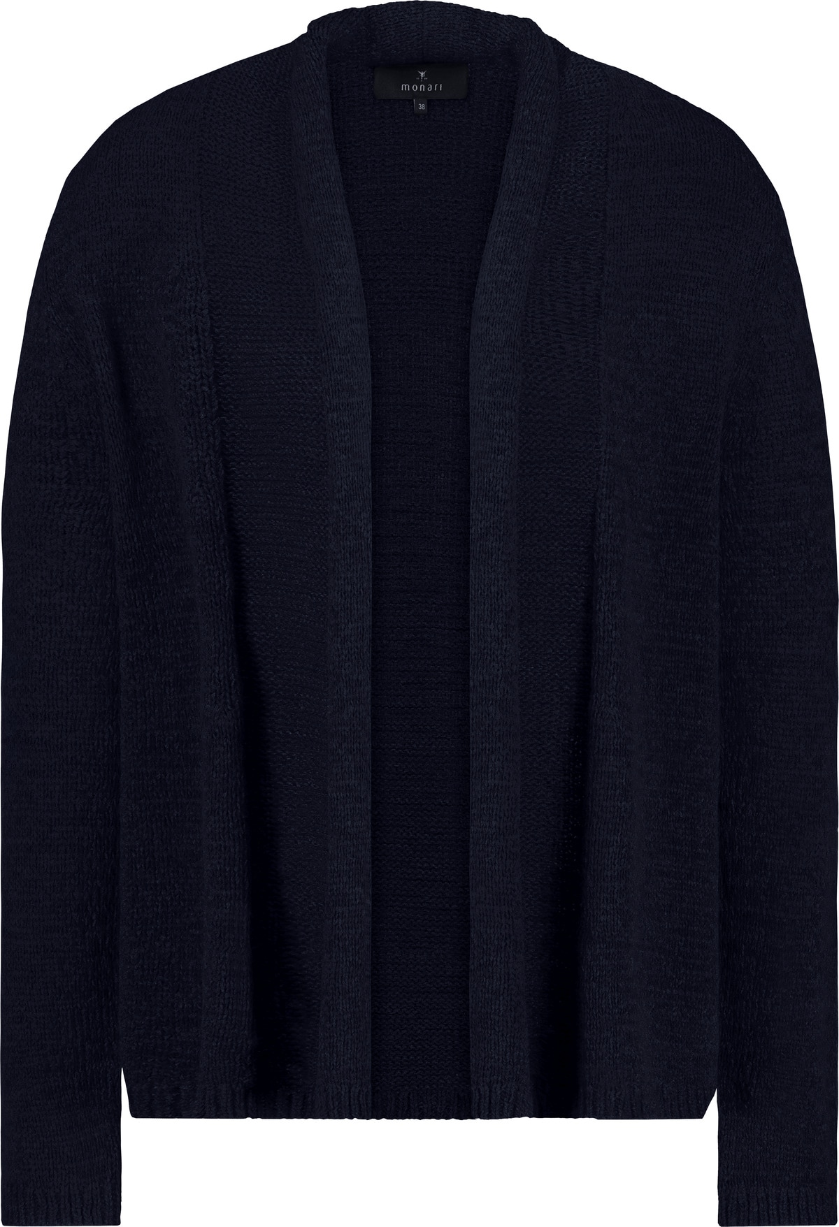 Monari Veste en tricot »Jacke Stricküberwurf Basic« Schalkragen, Regular Fit