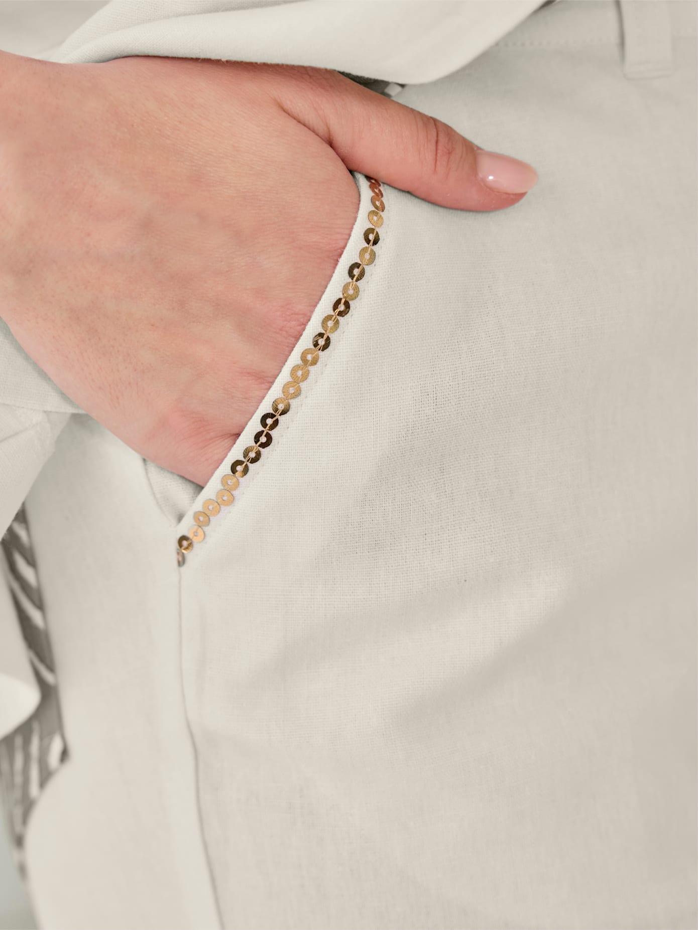 Sheego Leinenhose
