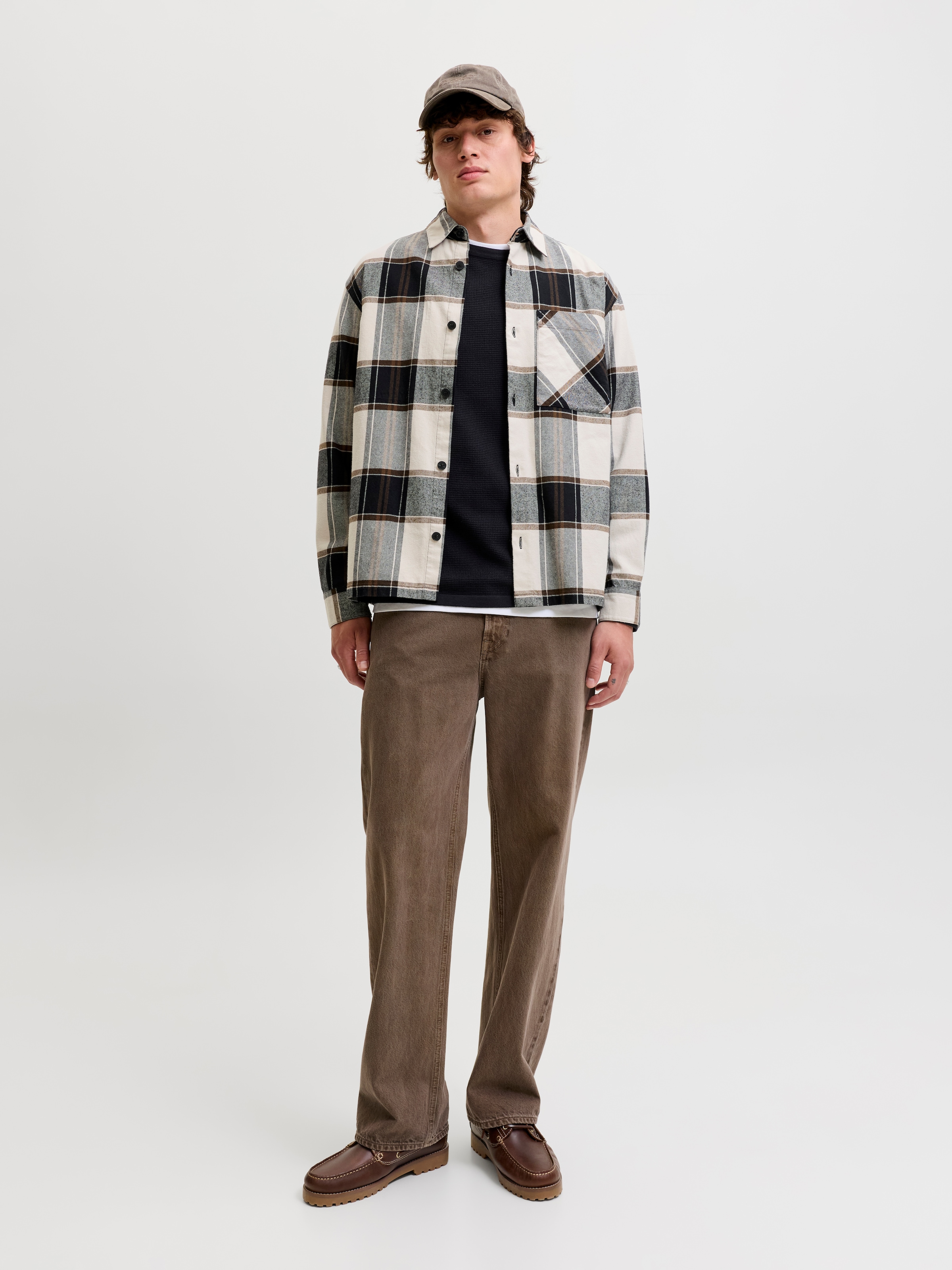 Jack & Jones Chemise à manches longues »JJEJACKSON OVERSHIRT LS SN« coton, coupe décontractée