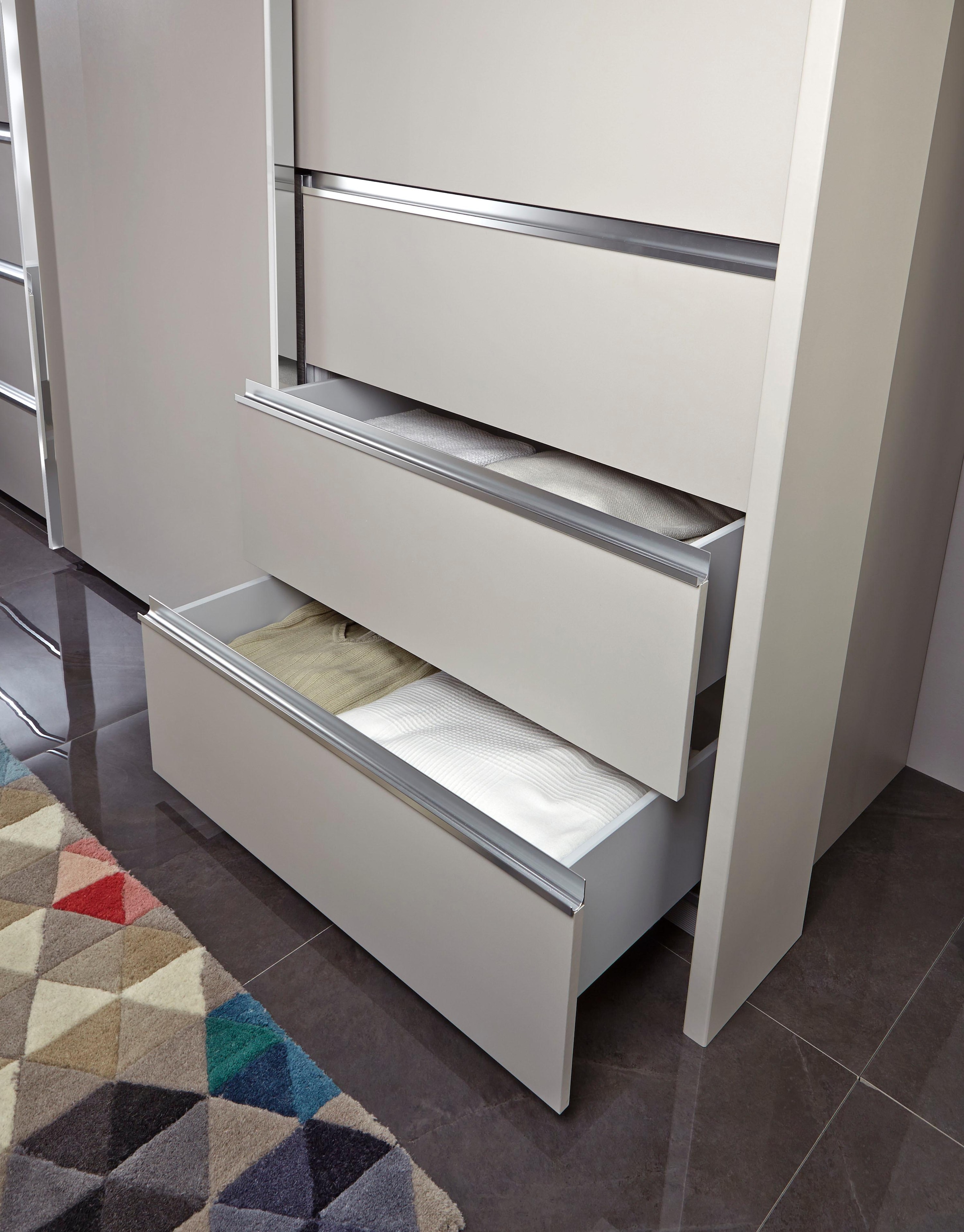 WIEMANN Schwebetürenschrank »Malibu« Breite 165 cm mit Glasfront