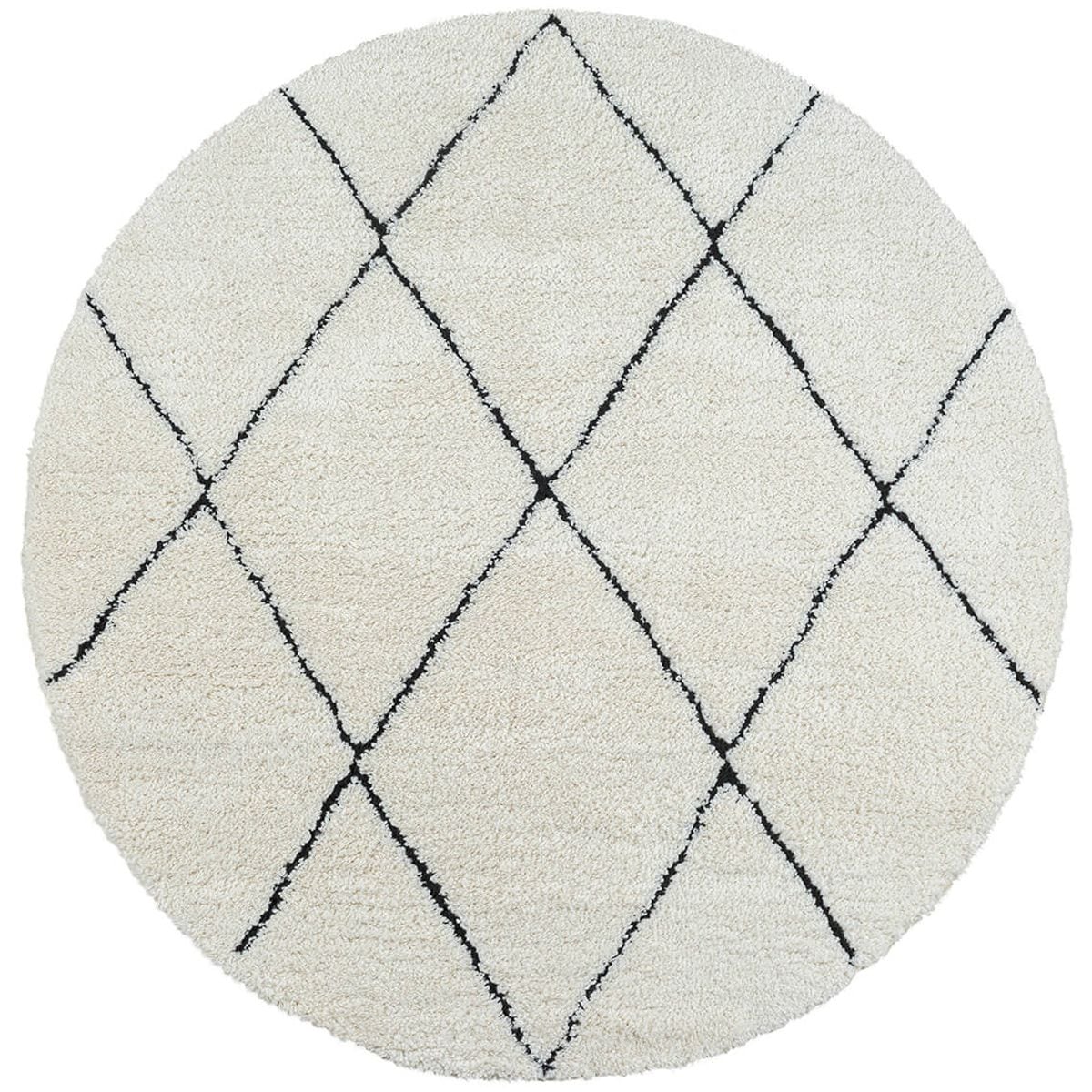 the carpet Teppich »Bahar Shaggy« rund 30 mm Höhe Shaggy eleganter Wohnzimmer Teppich Hochflor