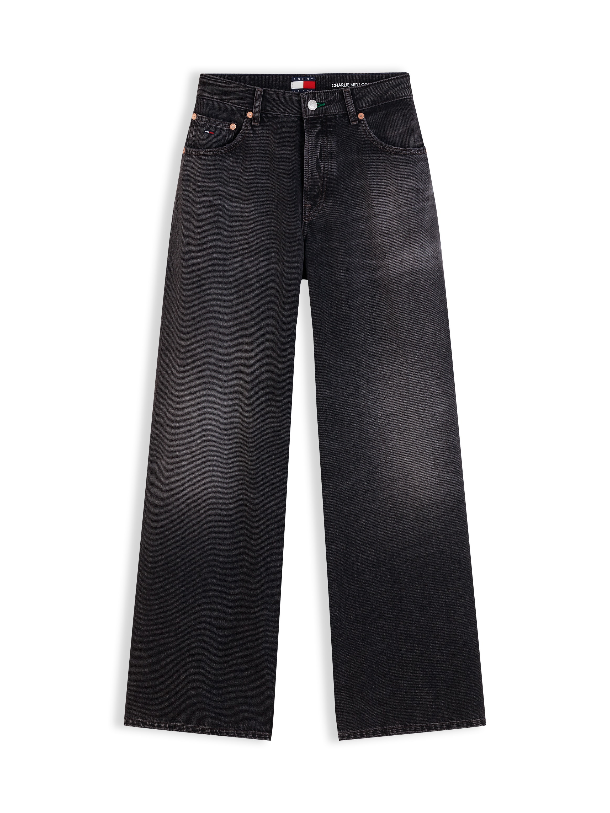 Tommy Jeans Loose-fit-Jeans »CHARLIE MID RISE LOOSE DJ6084« Baumwollmischung, loose fit