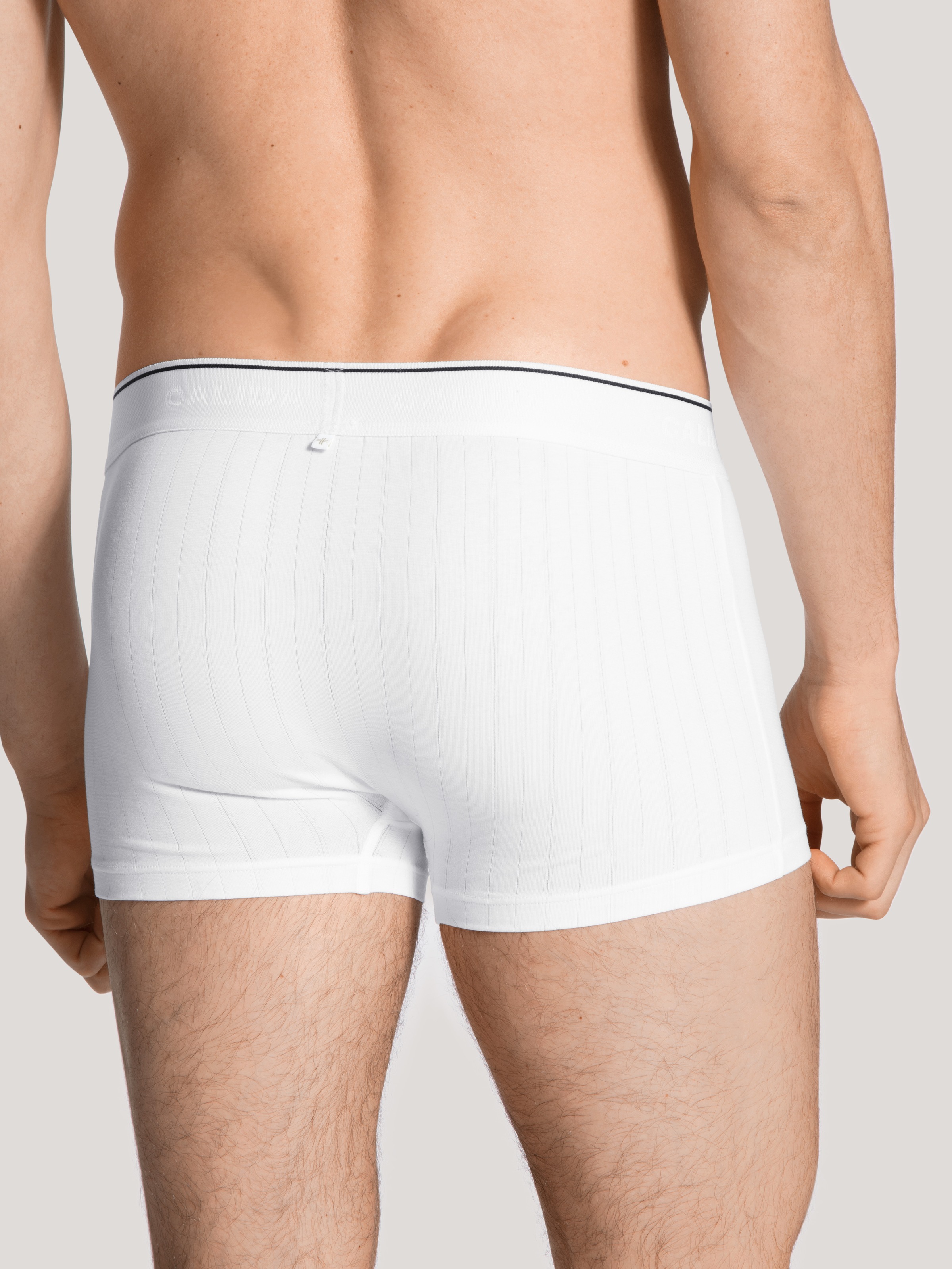 CALIDA Boxershorts »Pure & Style« maskulin, Nadelzug-Design, ohne Eingriff