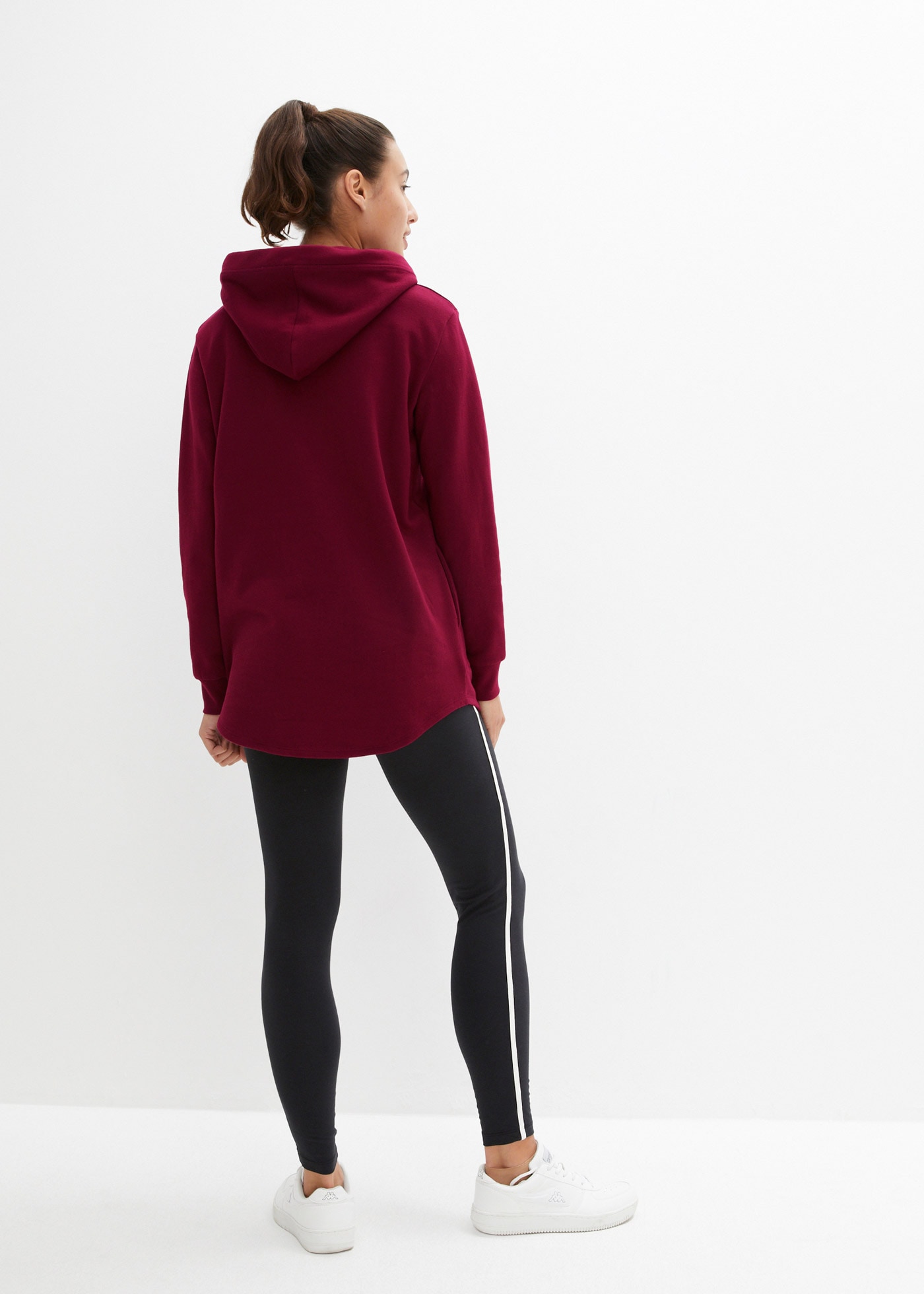 bonprix Jogging »Jogginganzug mit Long-Sweatshirt und Leggings (2-teilig)« ensemble deux pièces, sweat-shirt extra long, leggings 7/8