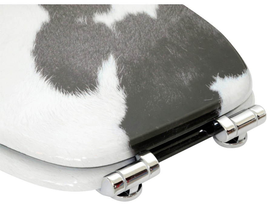 Sanilo Siège de WC »Kuhflecken« mit Absenkautomatik