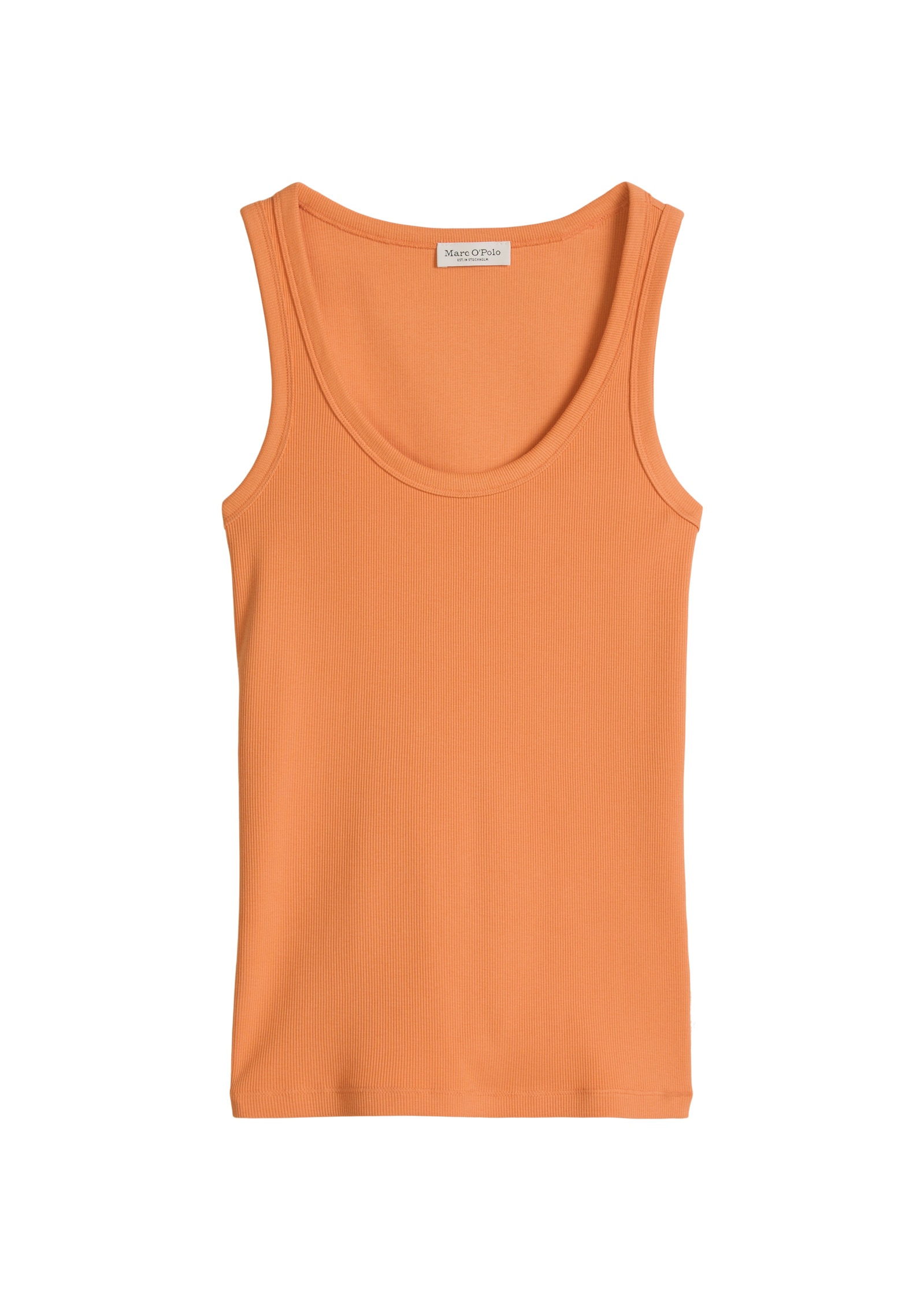 Marc O'Polo Débardeur slim fit, en jersey côtelé élastique