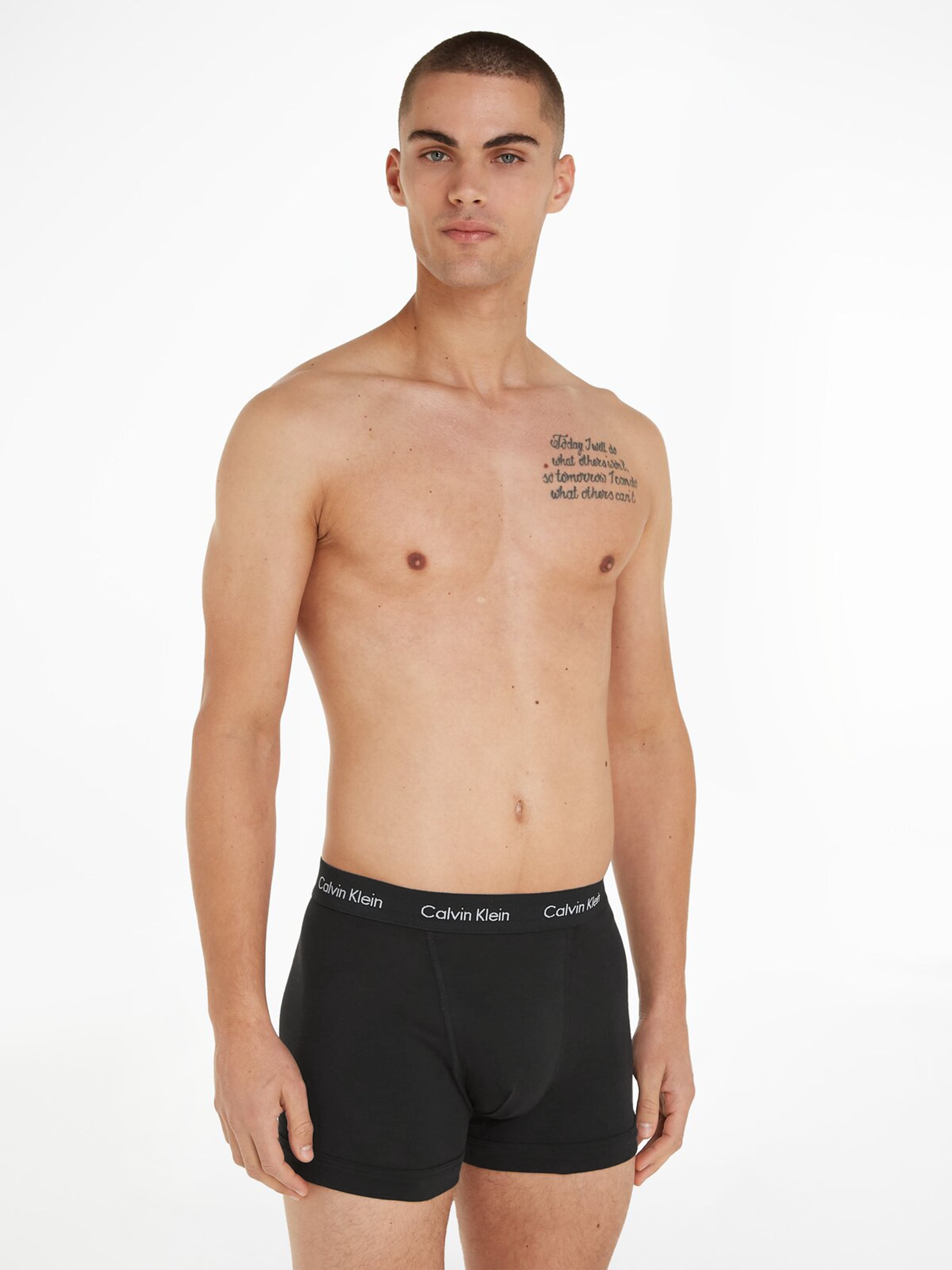 Calvin Klein Underwear Tronc »TRUNK 7PK« Paquet, pack de 7, 7 cuis Avec ceinture élastique
