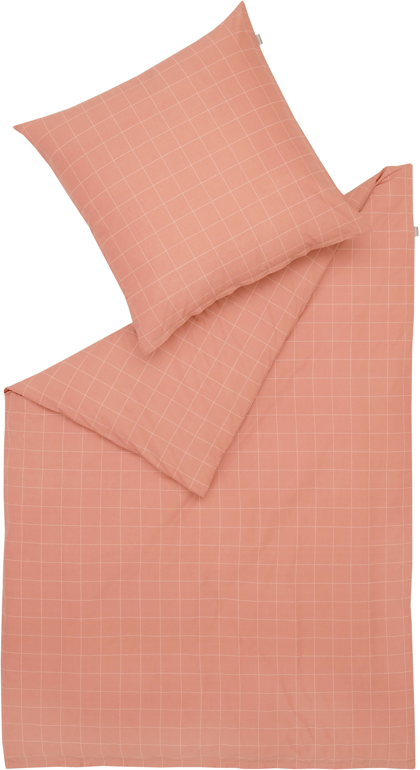 Musterring Bettwäsche »Grid« 2 Stk. tlg. Renforcé Qualität, JustB! Musterring