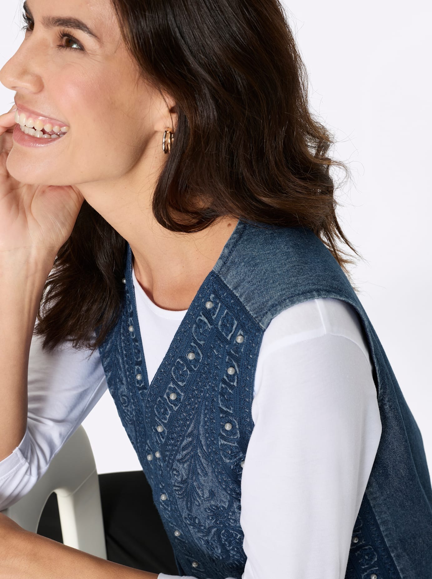 Inspirationen Gilet en jean