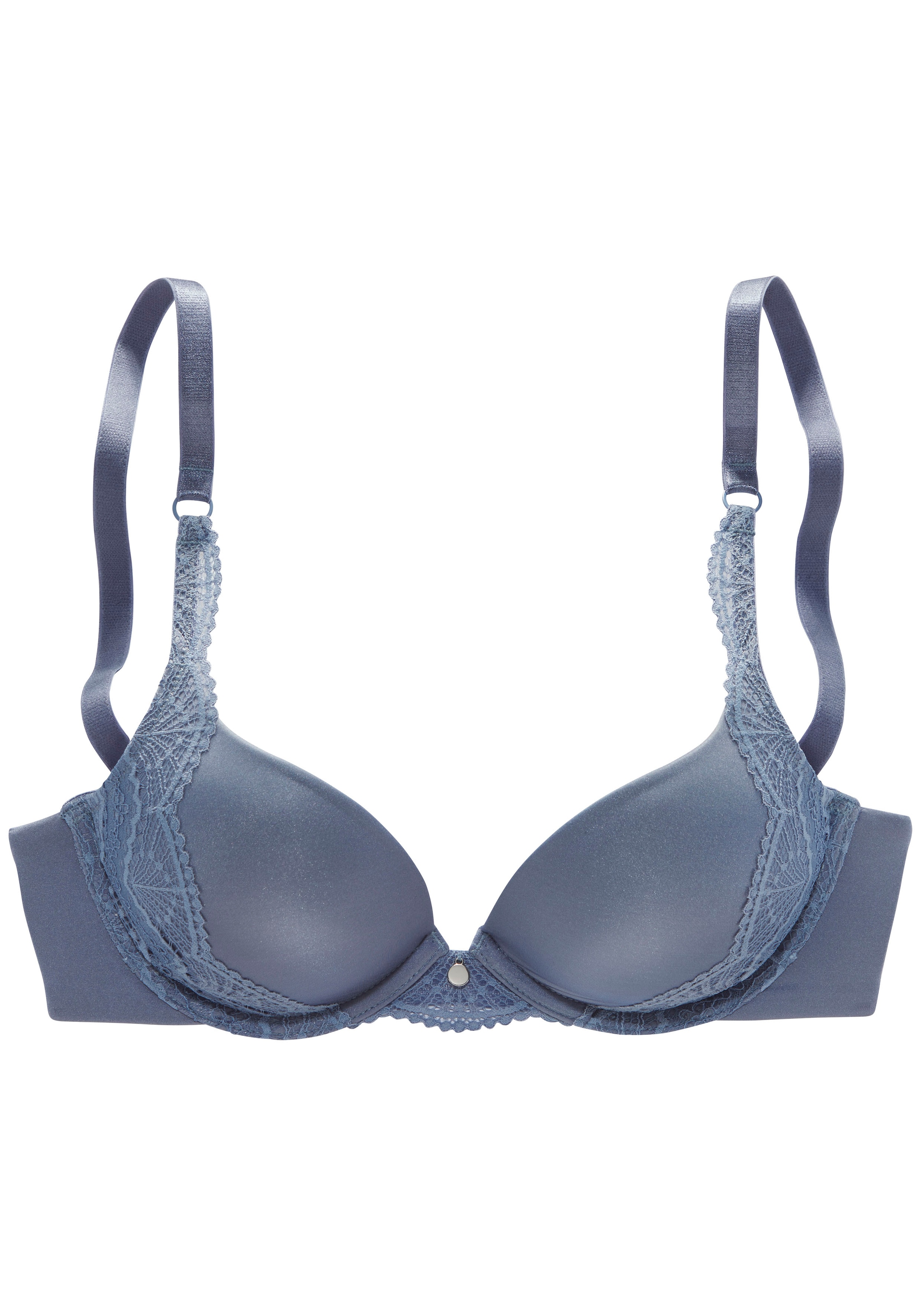 s.Oliver Push-up-BH »Pauline« mit feiner Spitze seitlich am Cup und modischem Accessoire, Dessous