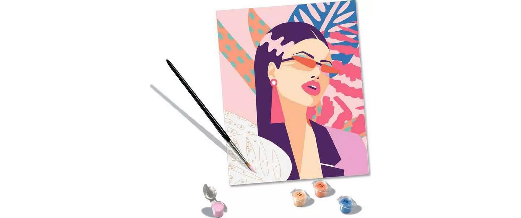 Ravensburger Malen nach Zahlen »CreArt Neon Diva 24 x 30 cm«