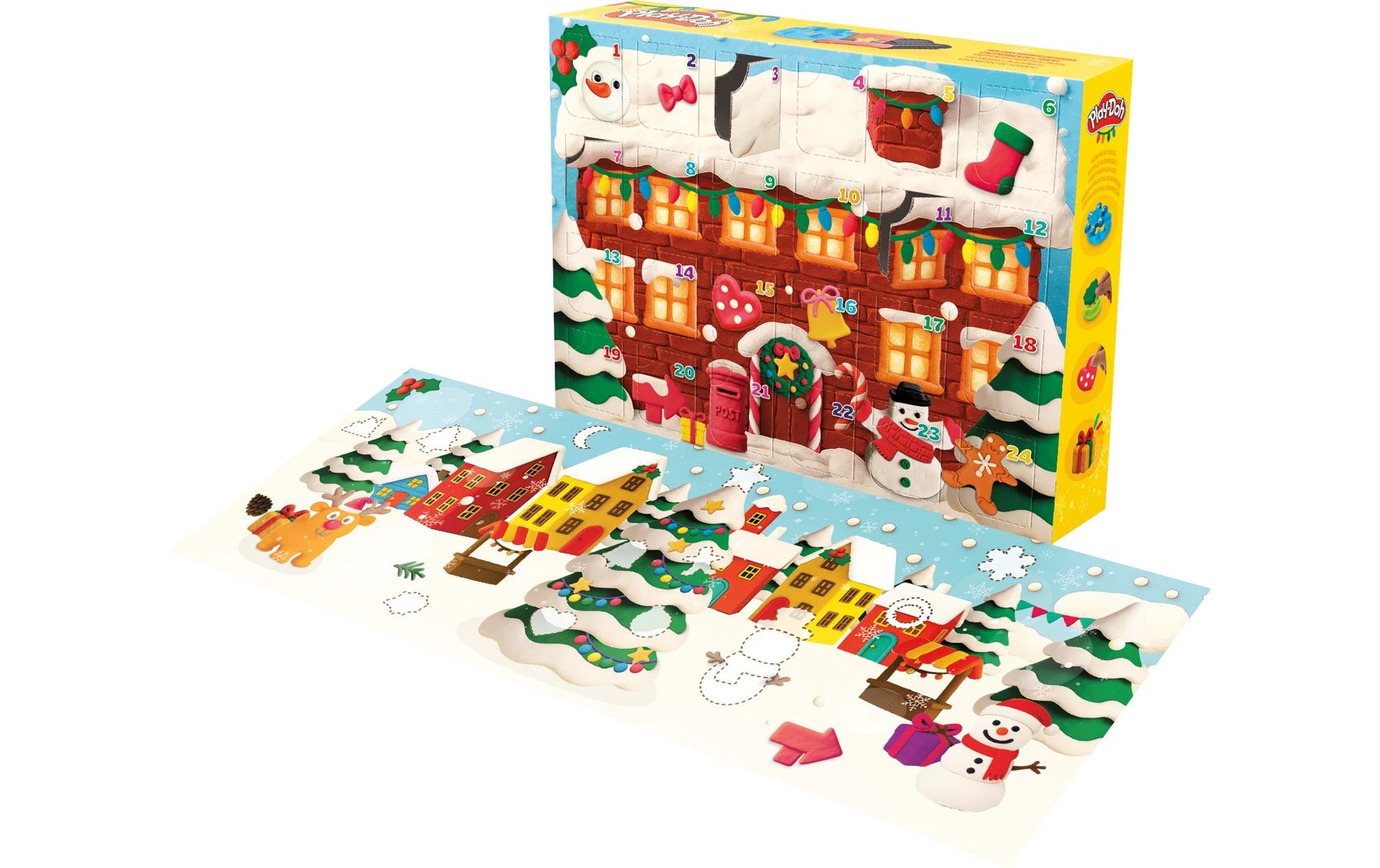 Play-Doh Adventskalender »Adventskalender 2026 24 Dosen Knete, Förmchen«