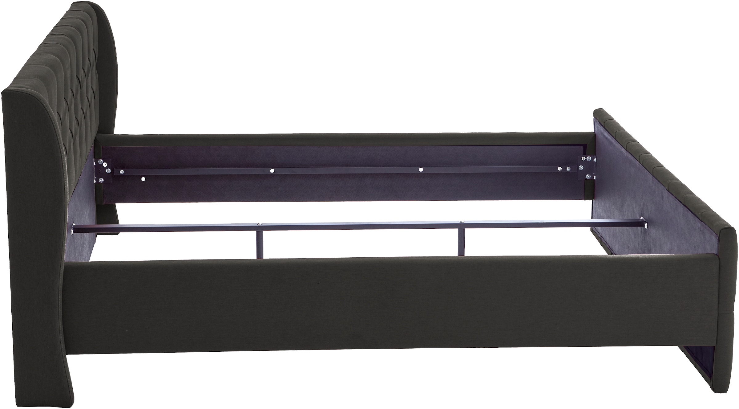 ATLANTIC home collection Bettgestell »TAMINA mit Chesterfieldoptik Kopf- und Fussteil« in zwei Breiten und vier Farben erhältlich