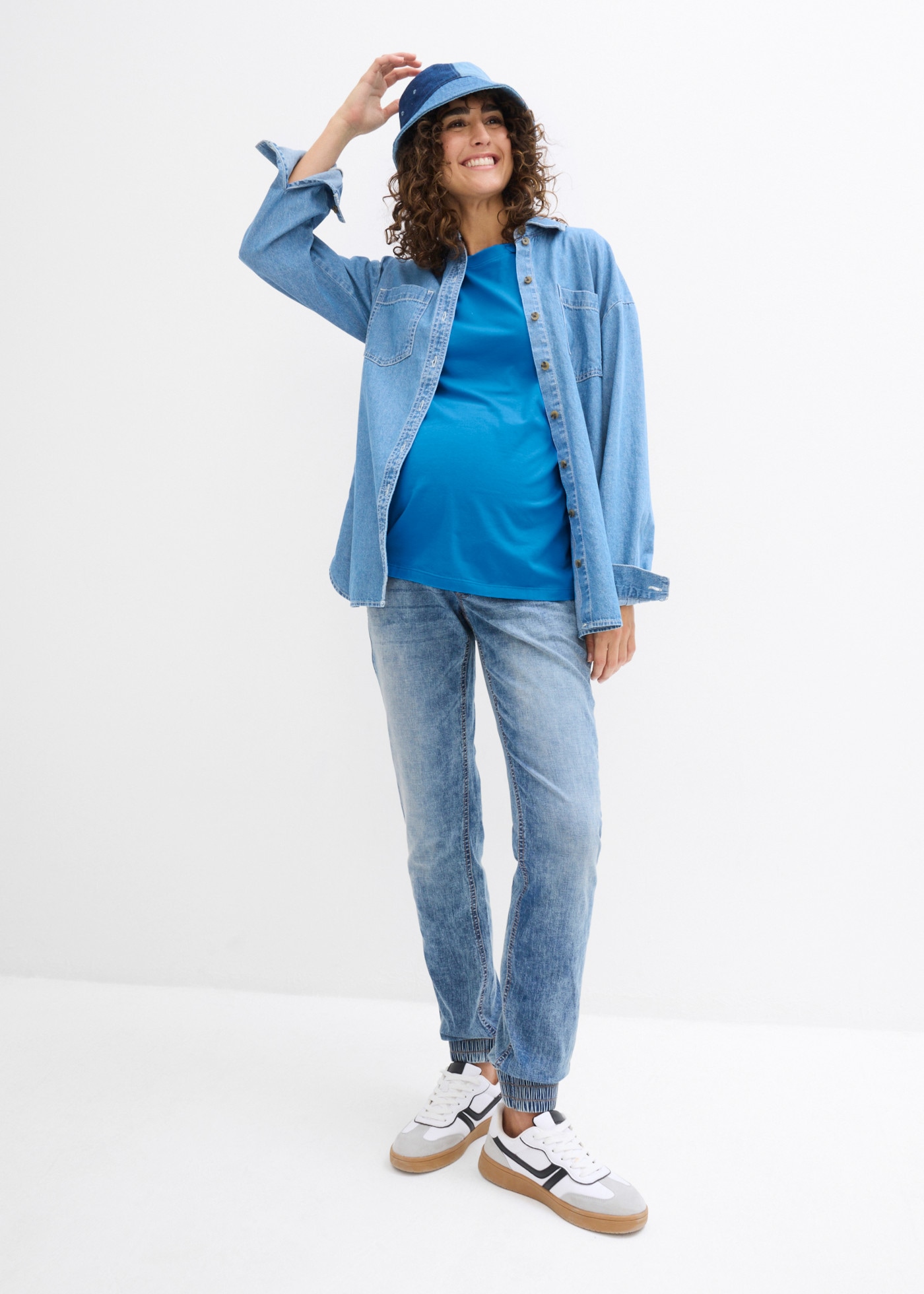 bonprix Umstandsshirt Packung, 2er, 2 Loose Fit Passform - perfekt für die Schwangerschaft
