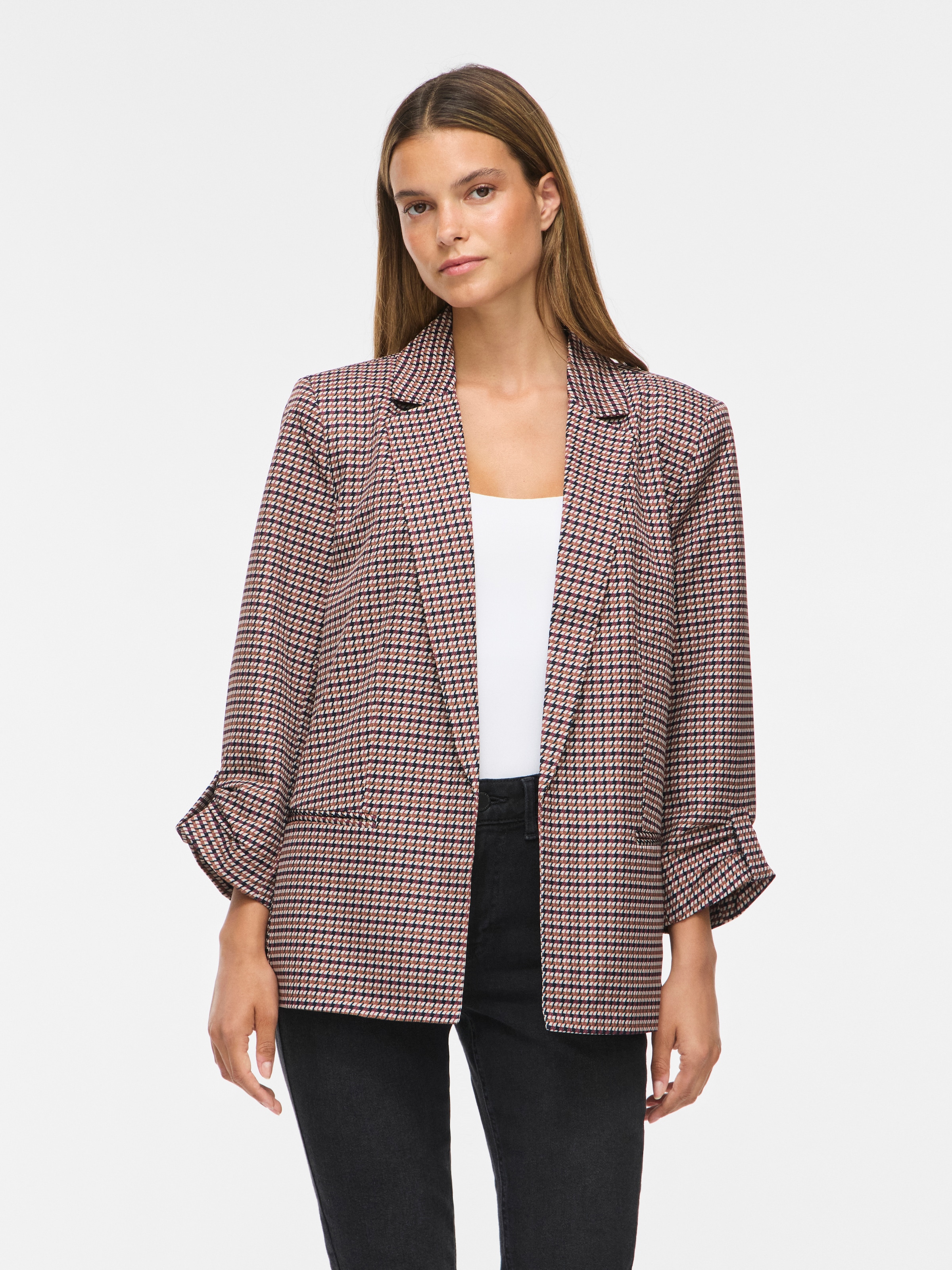 Vila Blazer court »VINICE 3/4 LOOSE BLAZER - NOOS« mélange de matériaux