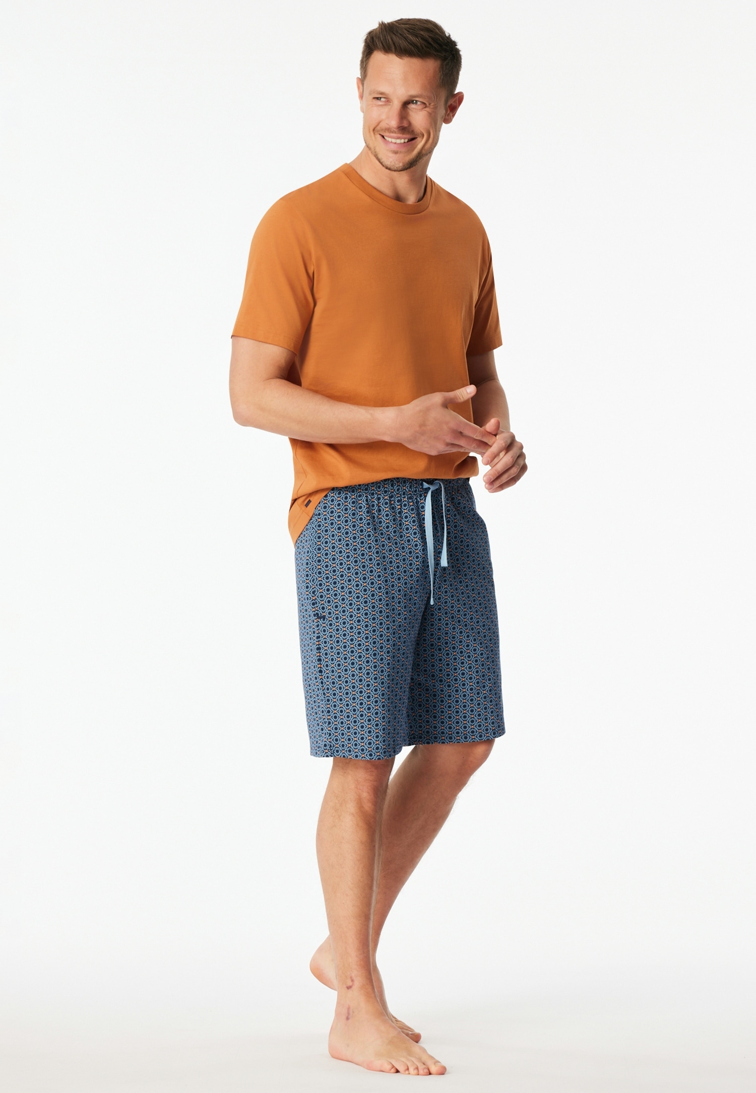 Schiesser Pyjamahose »Mix + Relax«  mit seitlichen Taschen, Single-Jersey Qualität