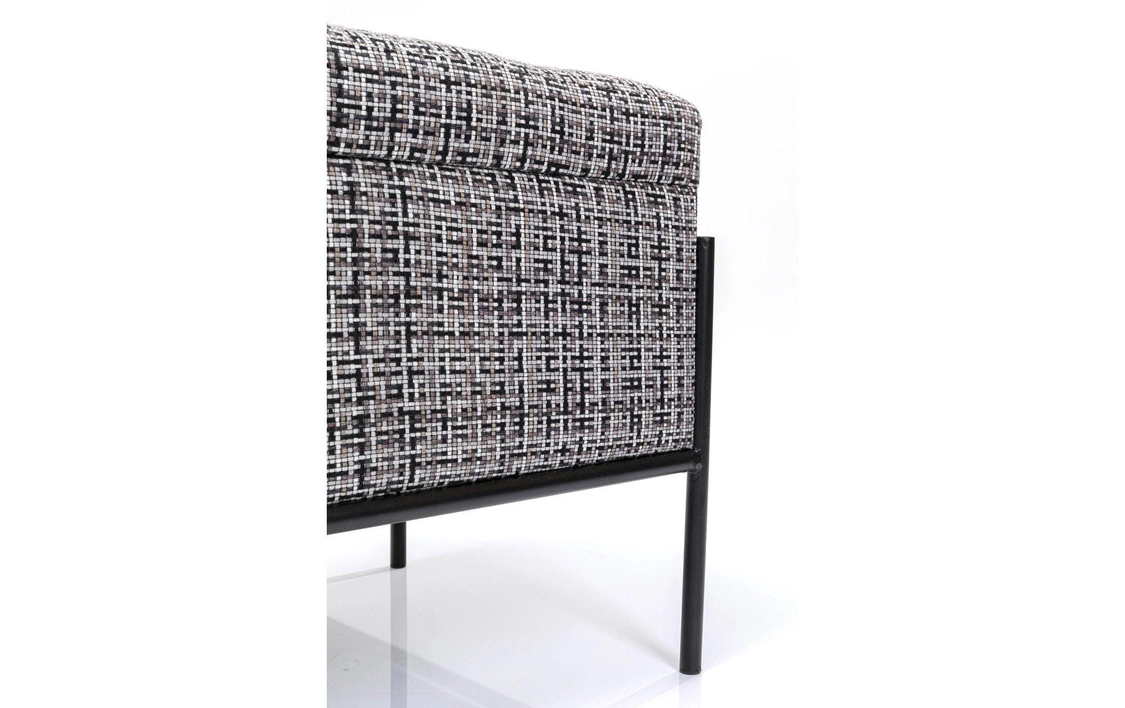 Kare Design Sitztruhe »Buttons Storage B&W Klein, 80 cm«