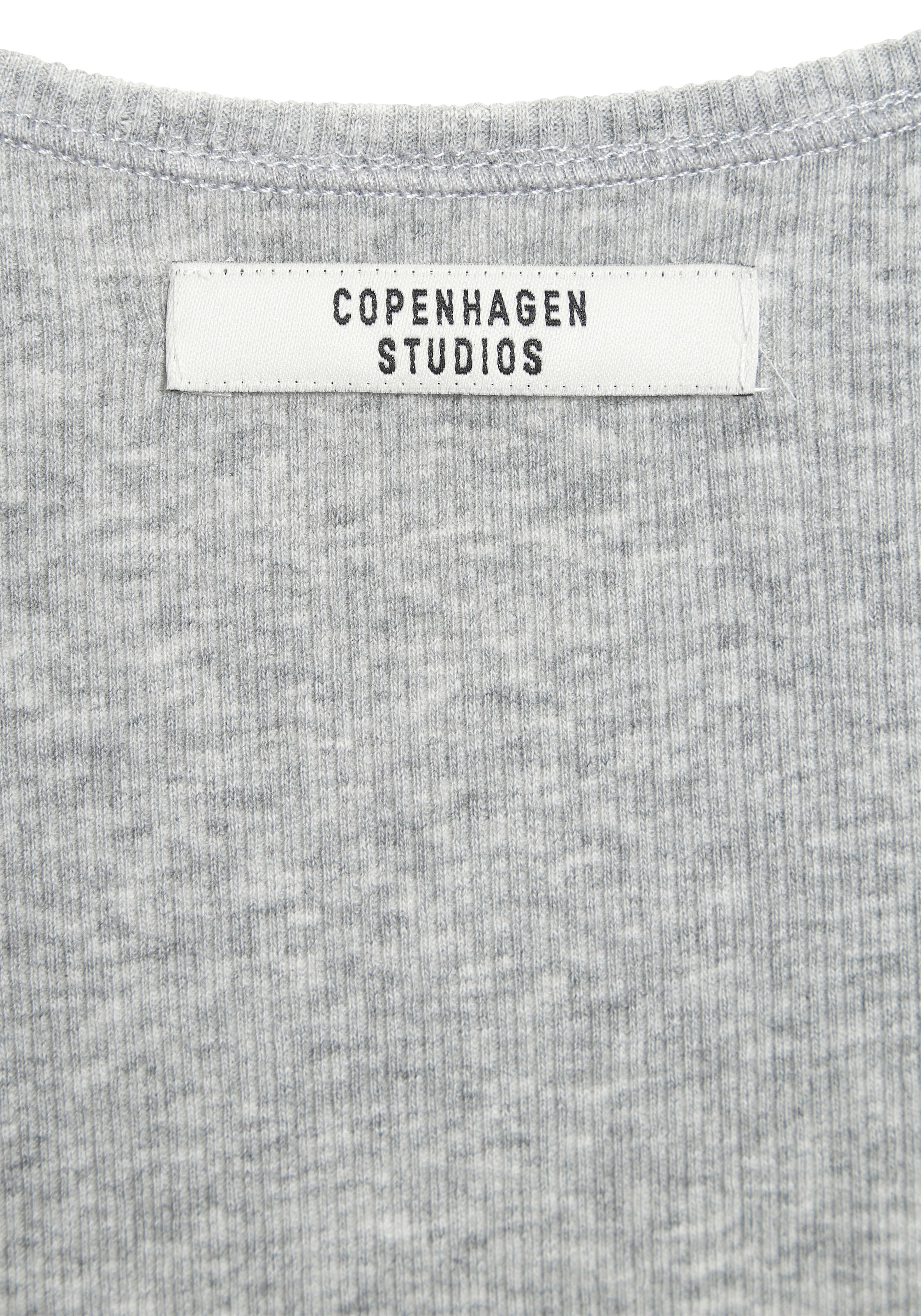 Copenhagen Studios Achseltop aus elastischer Baumwoll-Ripp-Qualität