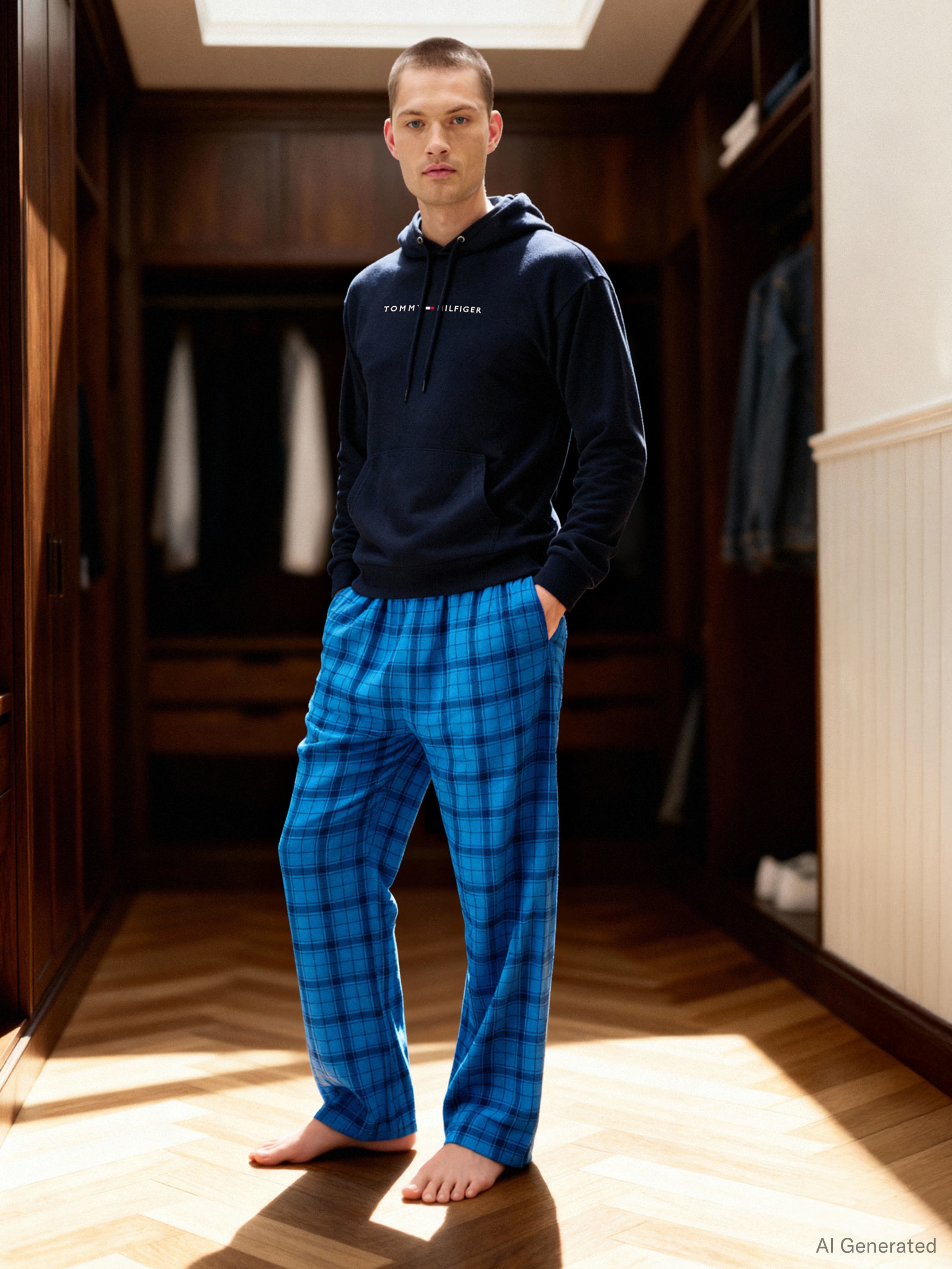 Tommy Hilfiger Underwear Hoodie , avec broderie, coupe Regular Fit, avec poche kangourou, design décontracté
