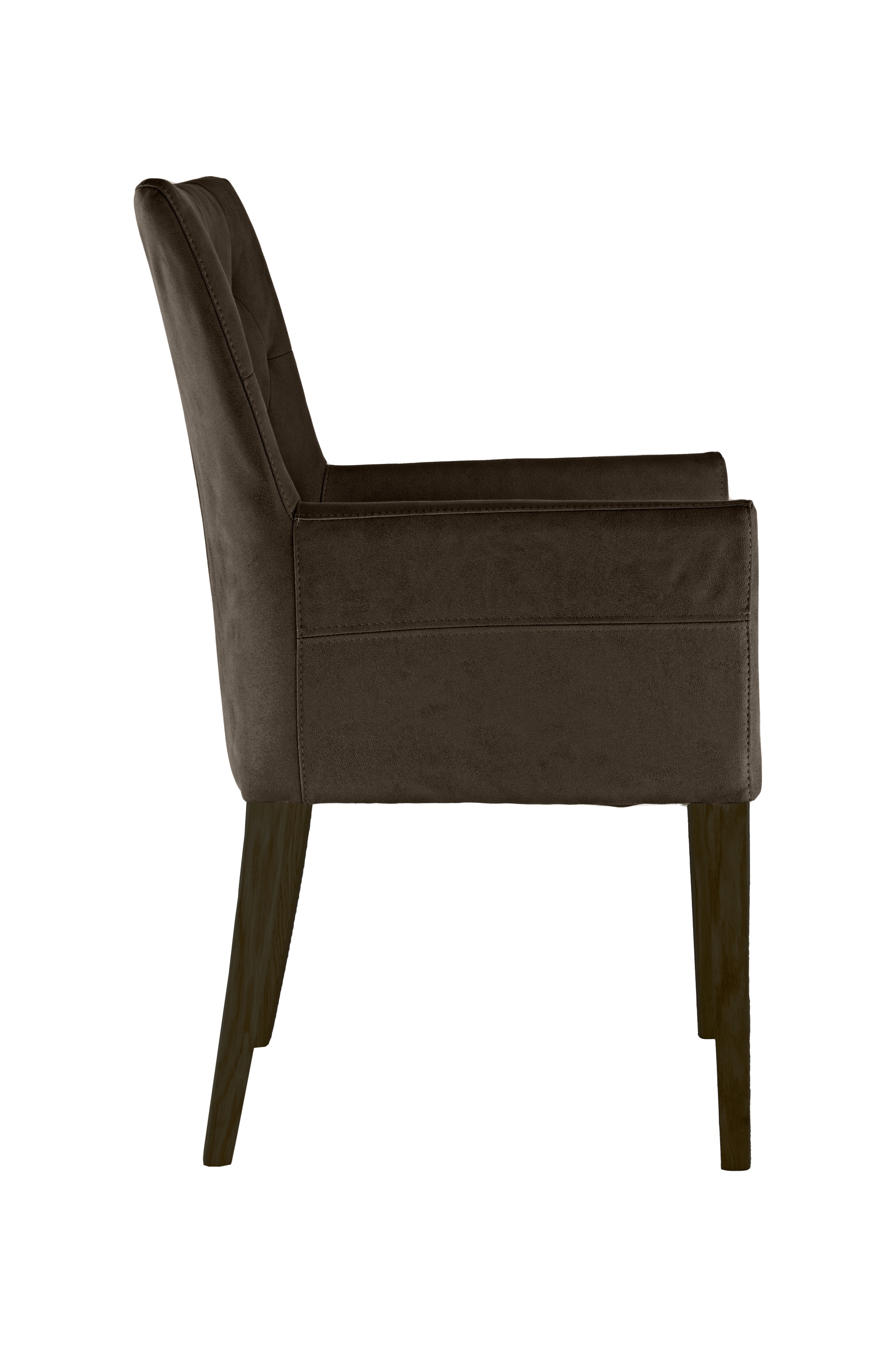 Home affaire Chaise avec accoudoirs »Colorado« () 1 cuisGestell aus Massivholz