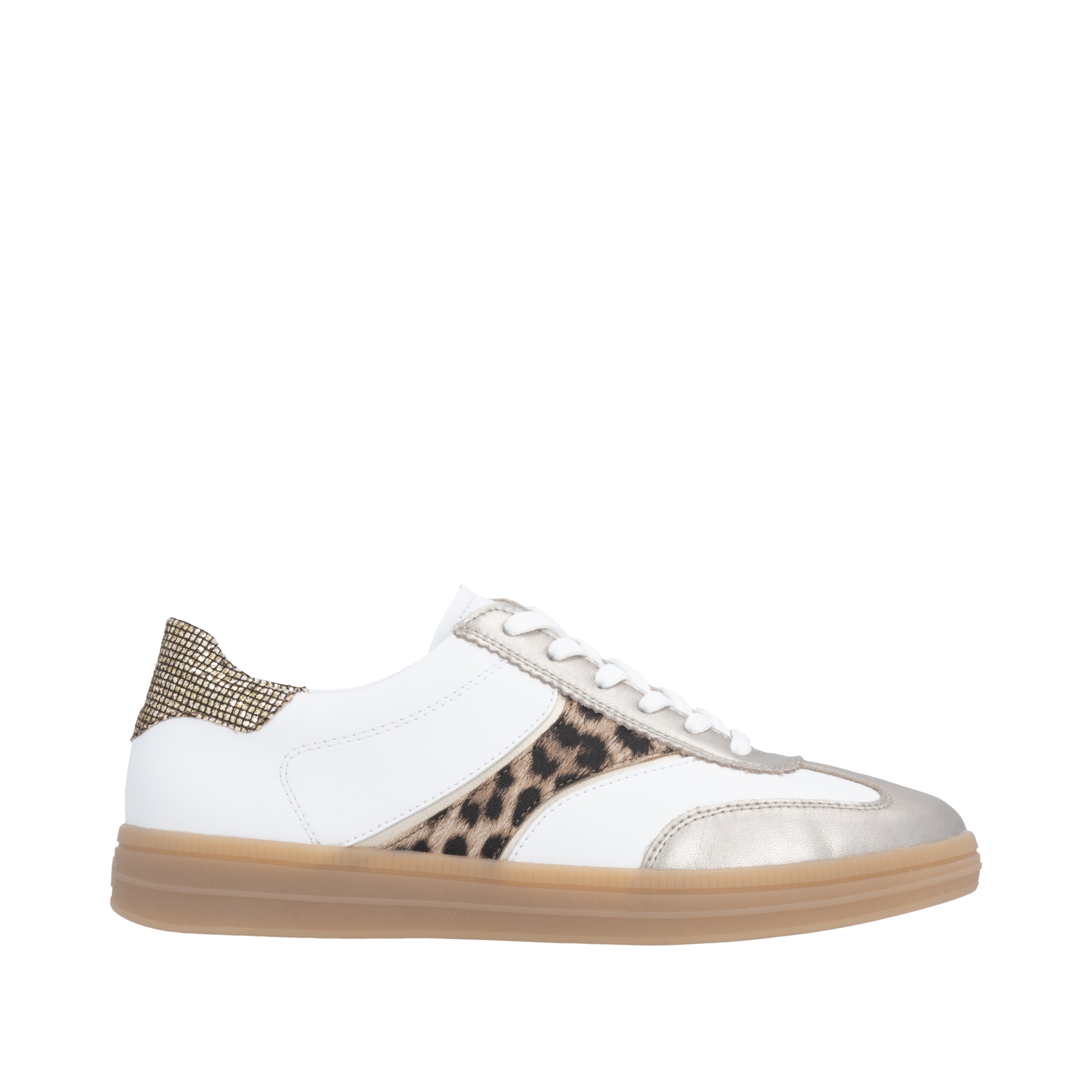 Remonte Sneaker  Freizeitschuh, Halbschuh, Leo-Sneaker mit Wechselfussbett