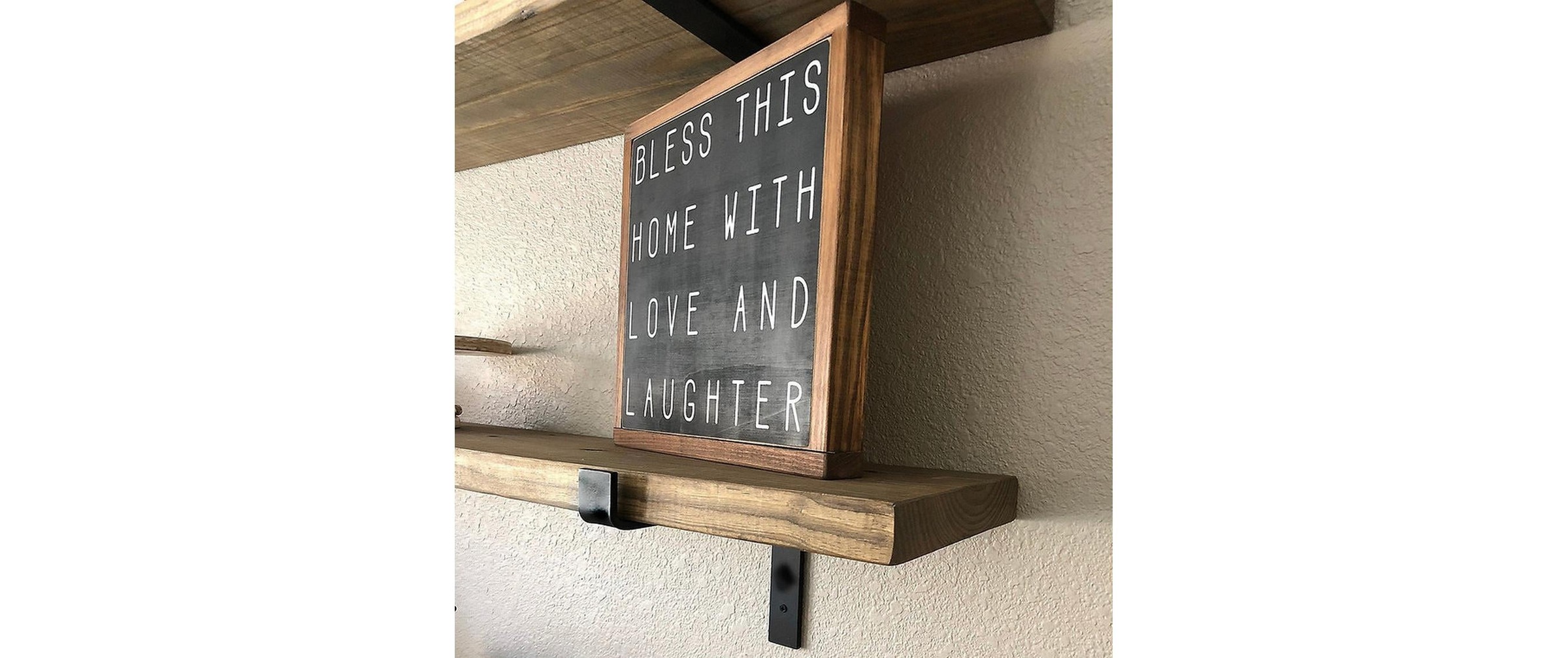 WOODY FASHION Wandregal »LAM006 2 Stück«