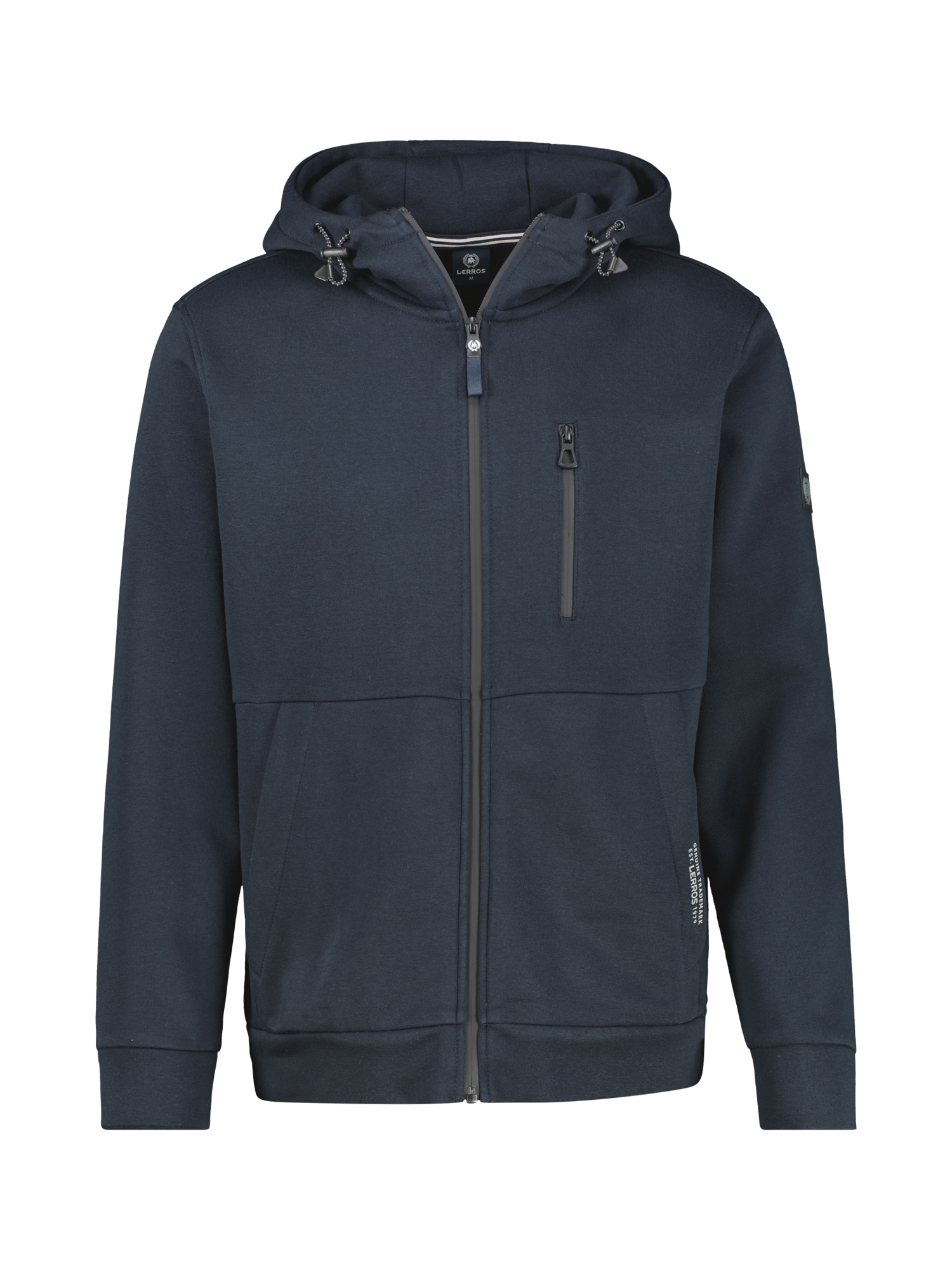LERROS Kapuzensweatjacke »Sweatjacke im Hoodie-Look aus Mischgewebe«