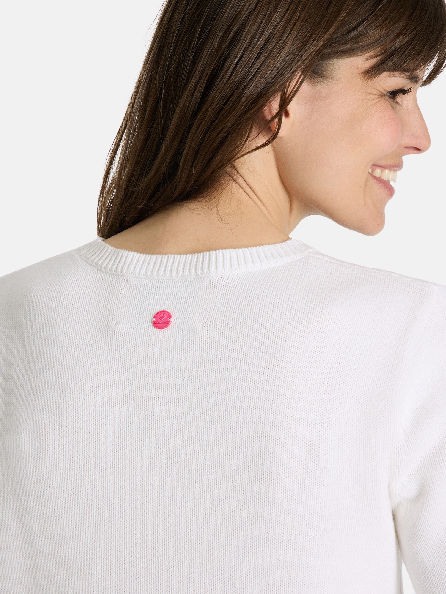 Lieblingsstück Strickpullover »DoritaL« mit verspielten Stickereien