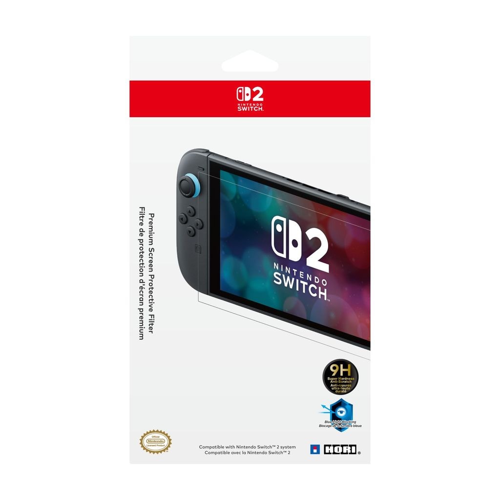 Hori Displayschutzfolie »Premium-Displayschutzfolie für Switch 2« für Nintendo Switch 2