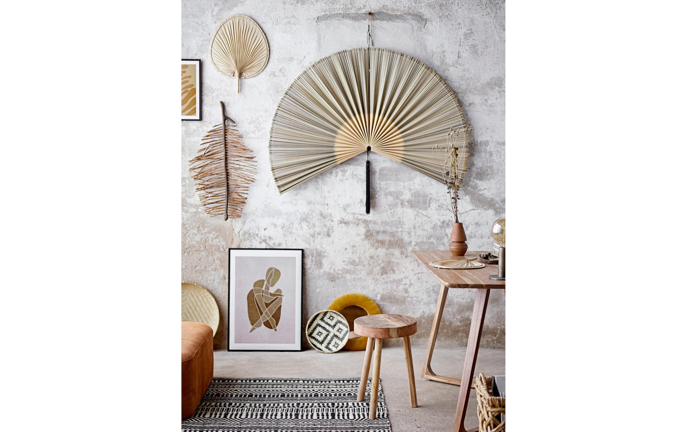 Bloomingville Objet de décoration murale »Pandanus 145 x 110 cm«