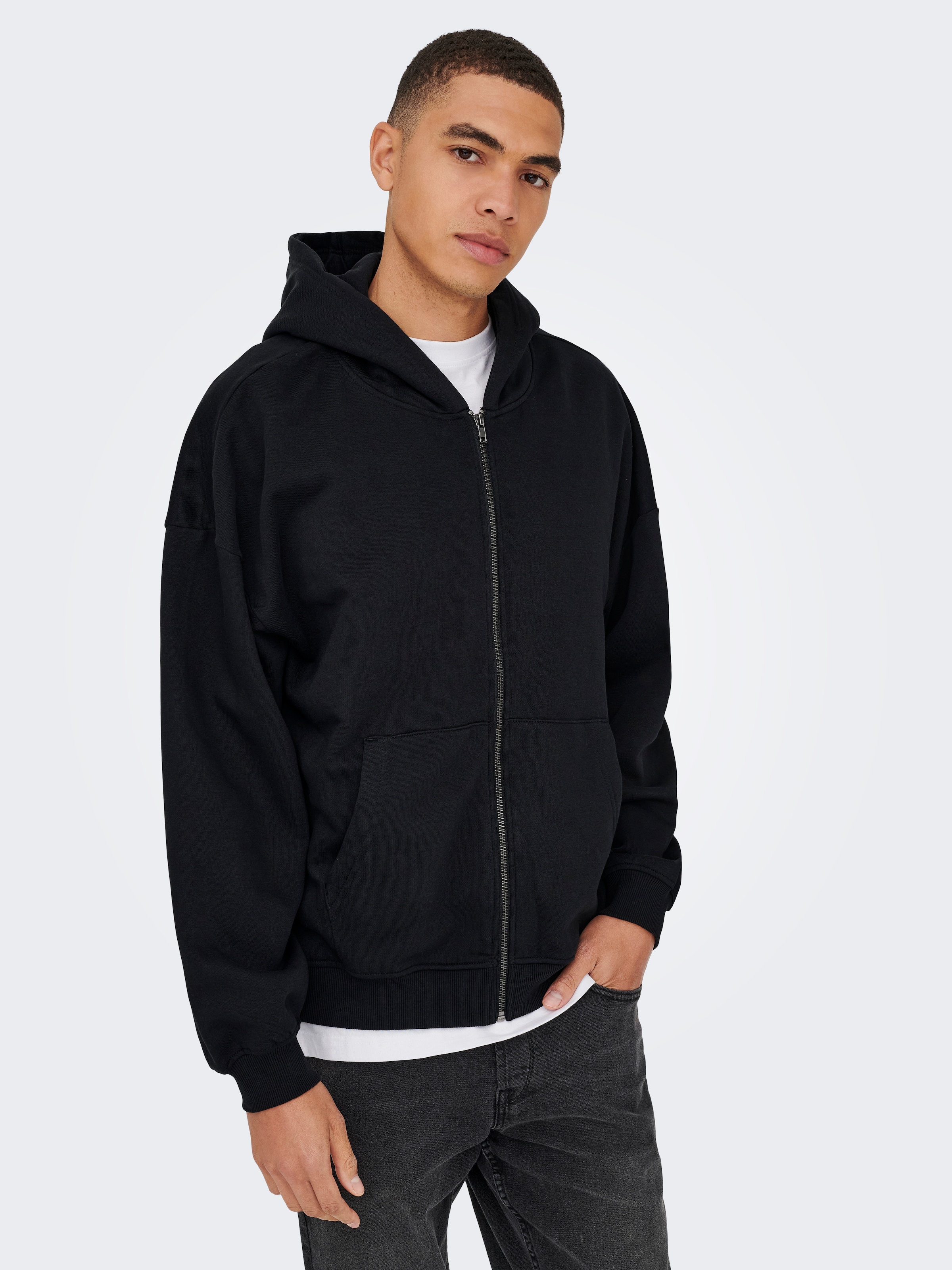 ONLY & SONS Sweat à capuche »ONSTURNER LIFE VTG ZIP HOODIE SWEAT«
