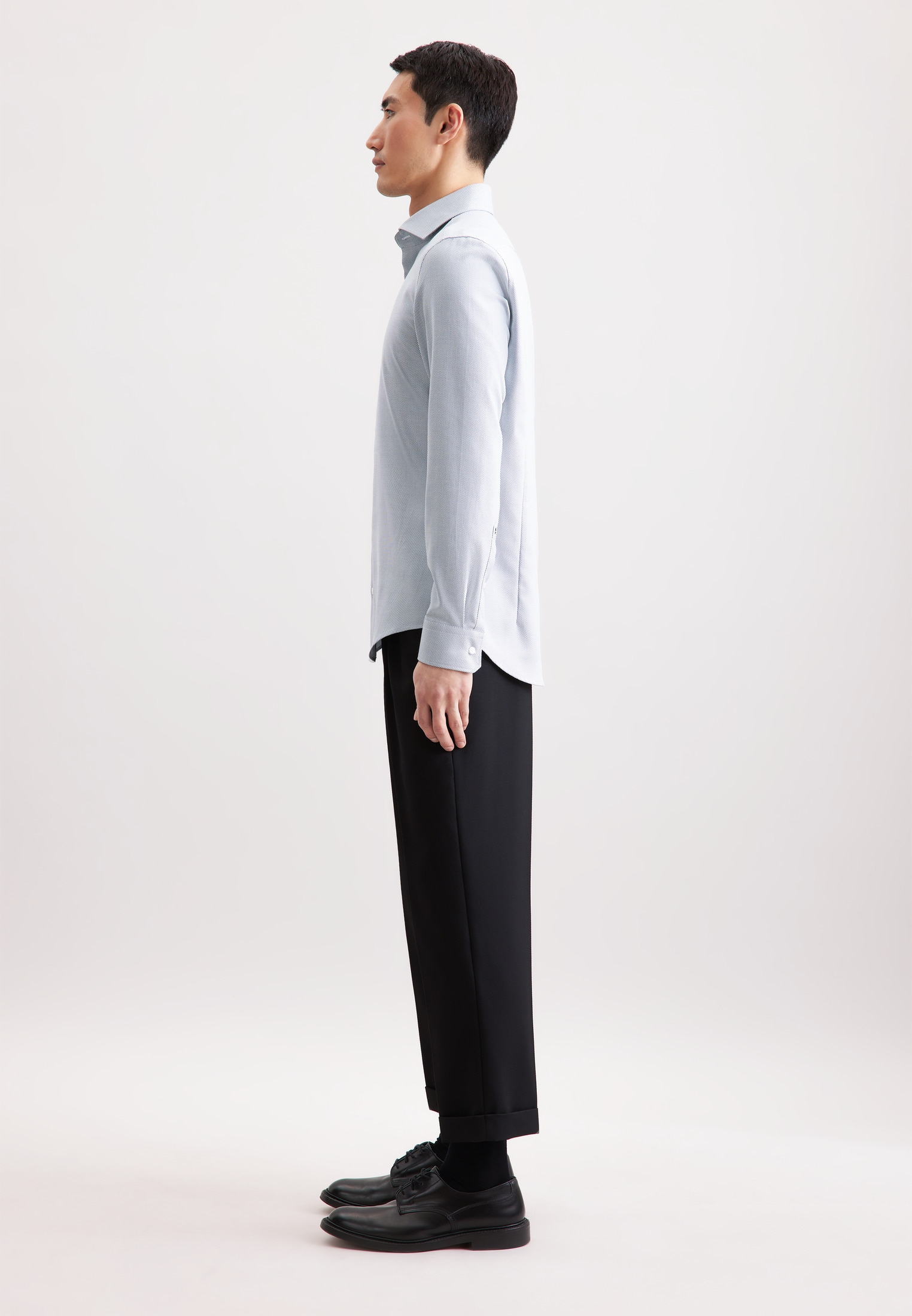 seidensticker Businesshemd »Schwarze Rose« X-Slim 1/1 Kentkragen Struktur