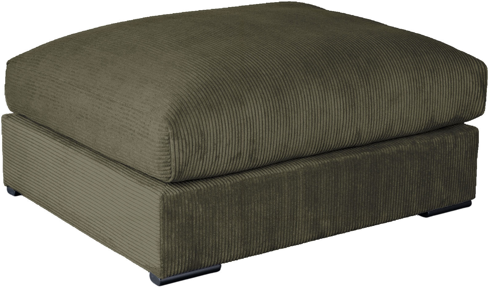 Home affaire Tabouret rembourré »Finca XL, B: 101 cm« Mega-Hocker, in Cord oder Chenille-Struktur wählbar