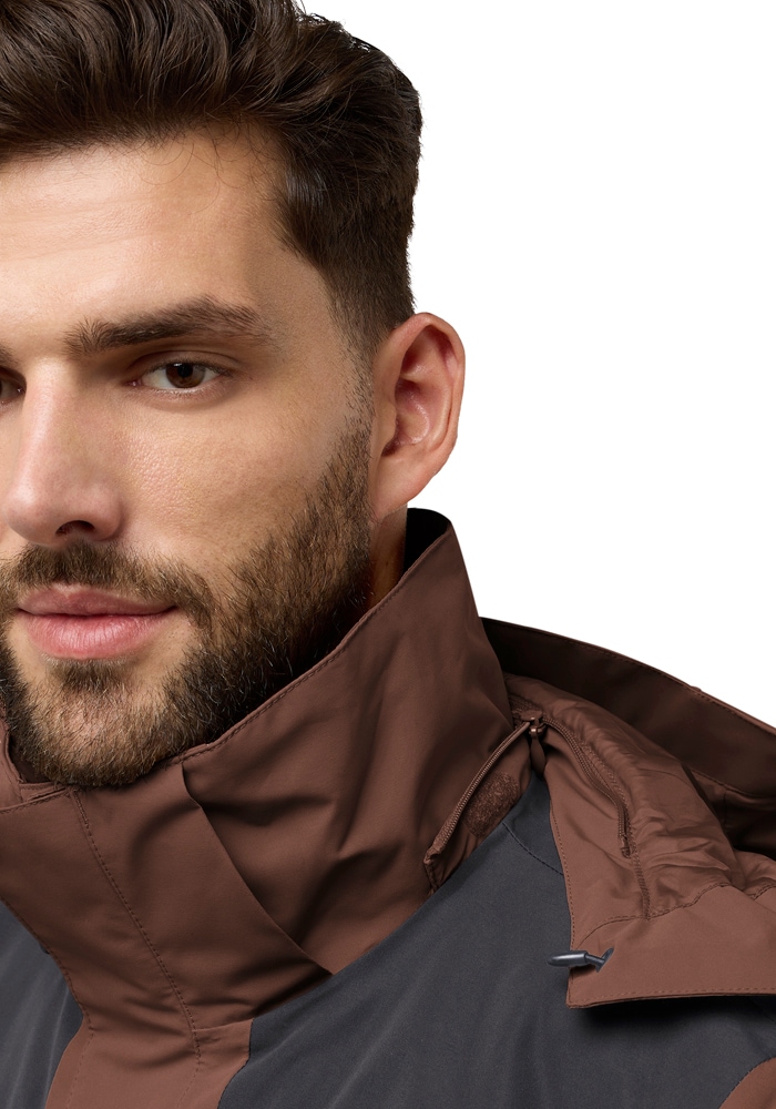 Jack Wolfskin 3-in-1-Funktionsjacke »JASPER 3IN1 JKT M« mit Kapuze 3in1, wasserdicht, Übergangsjacke