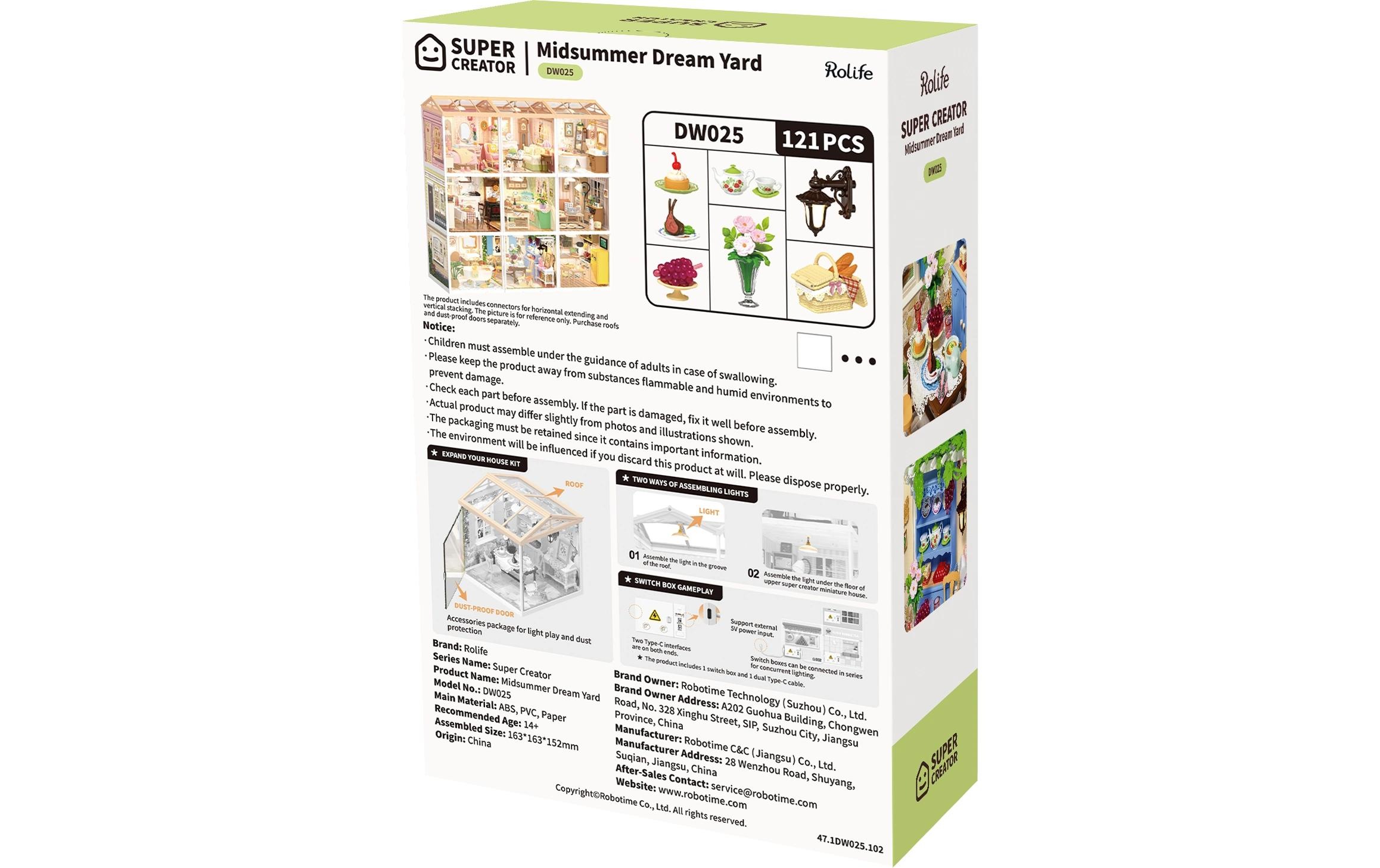   Modellbausatz »RoboTime Midsummer Dream Yard«