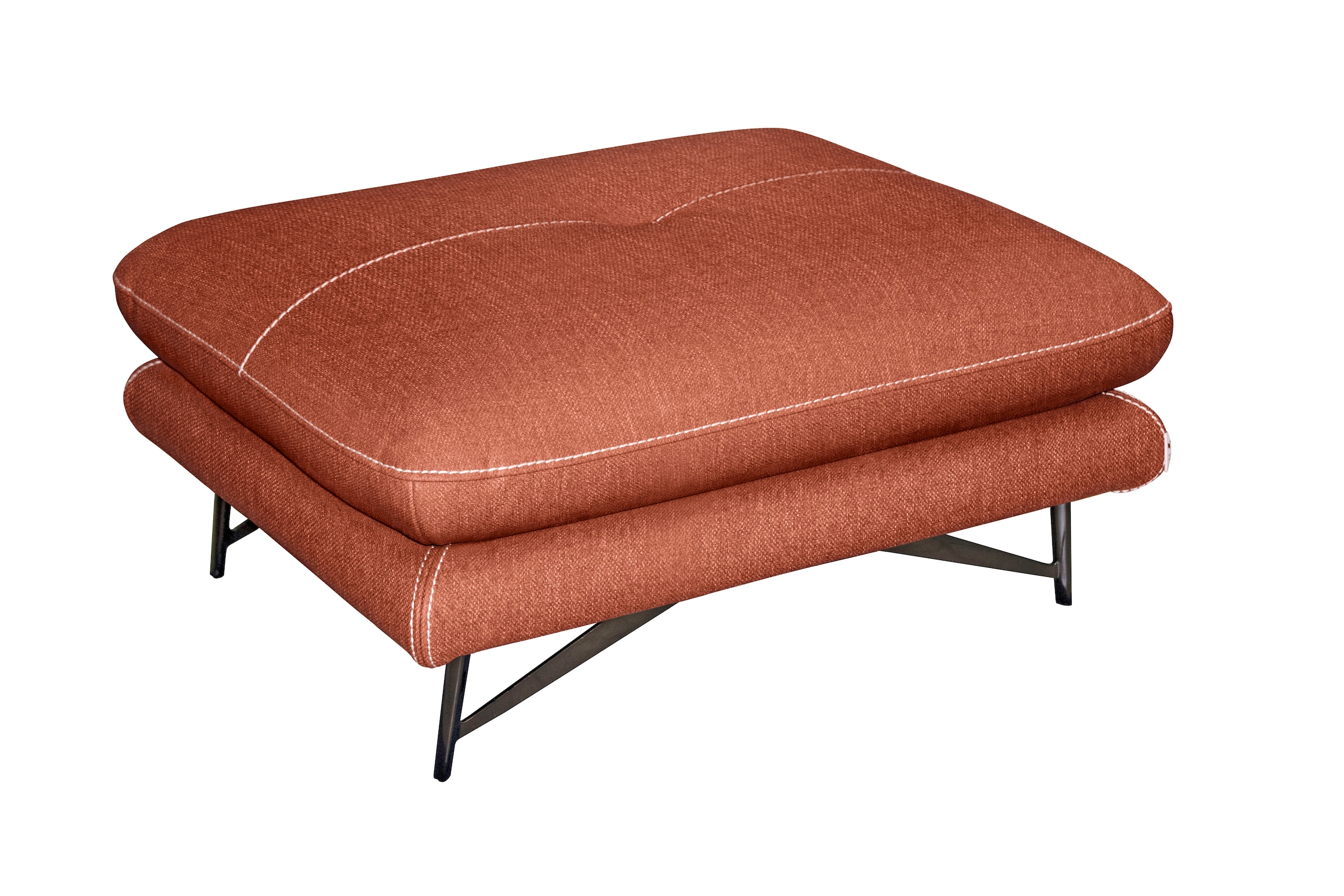CALIA ITALIA Hocker »Cezanne bequem und elegant, B/T 90/70cm, hochwertiger Designfuss«