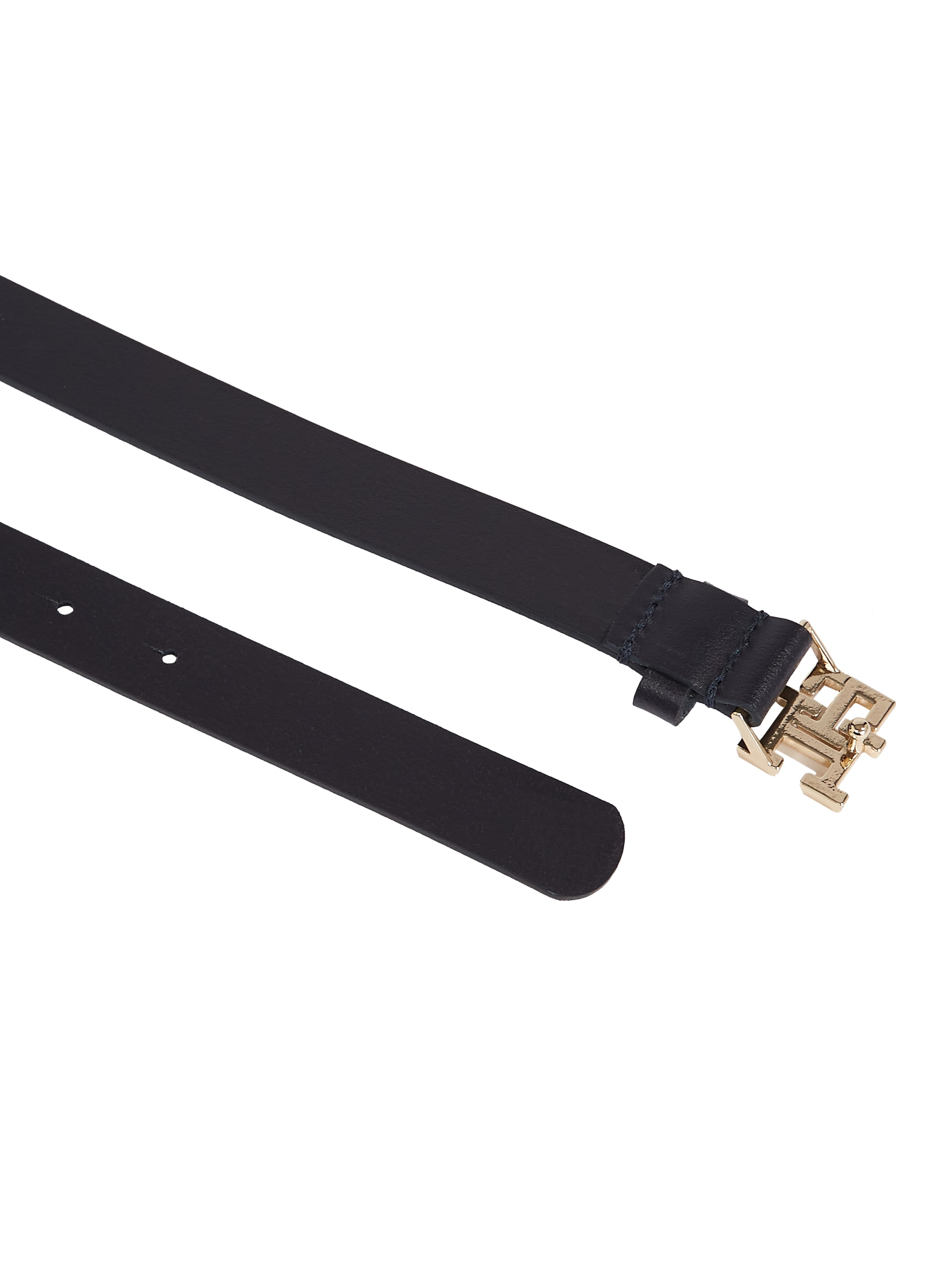 Tommy Hilfiger Ledergürtel »TH LOGO 2,5 cm breit« mit Monogramm- Schnalle