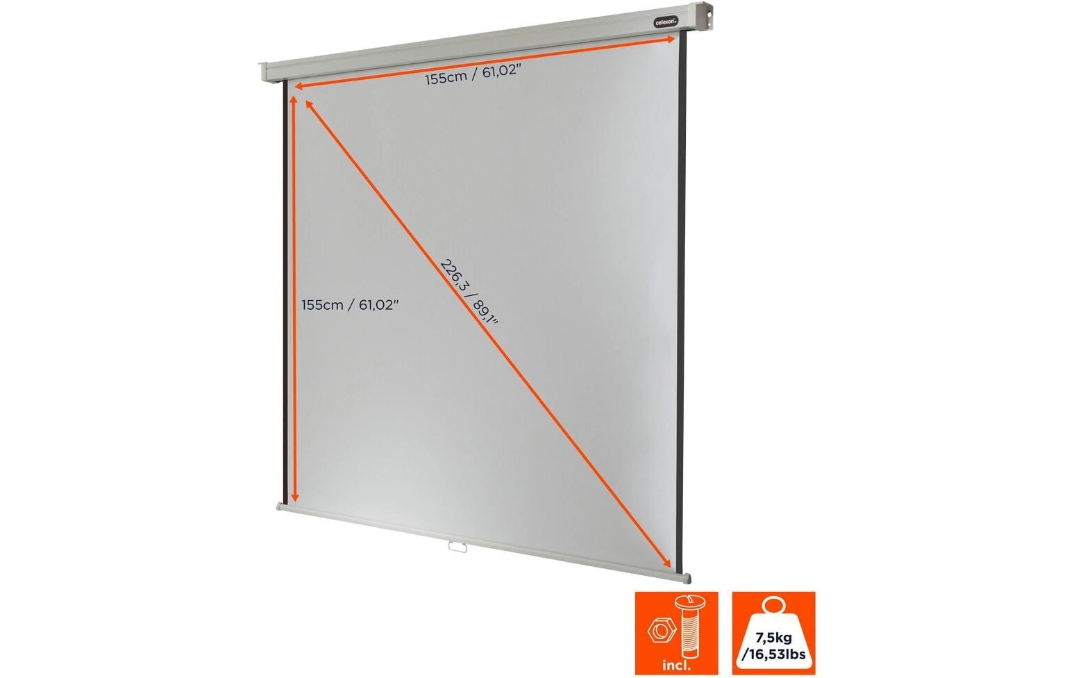 Celexon Rolloleinwand »Pro 160x160cm«